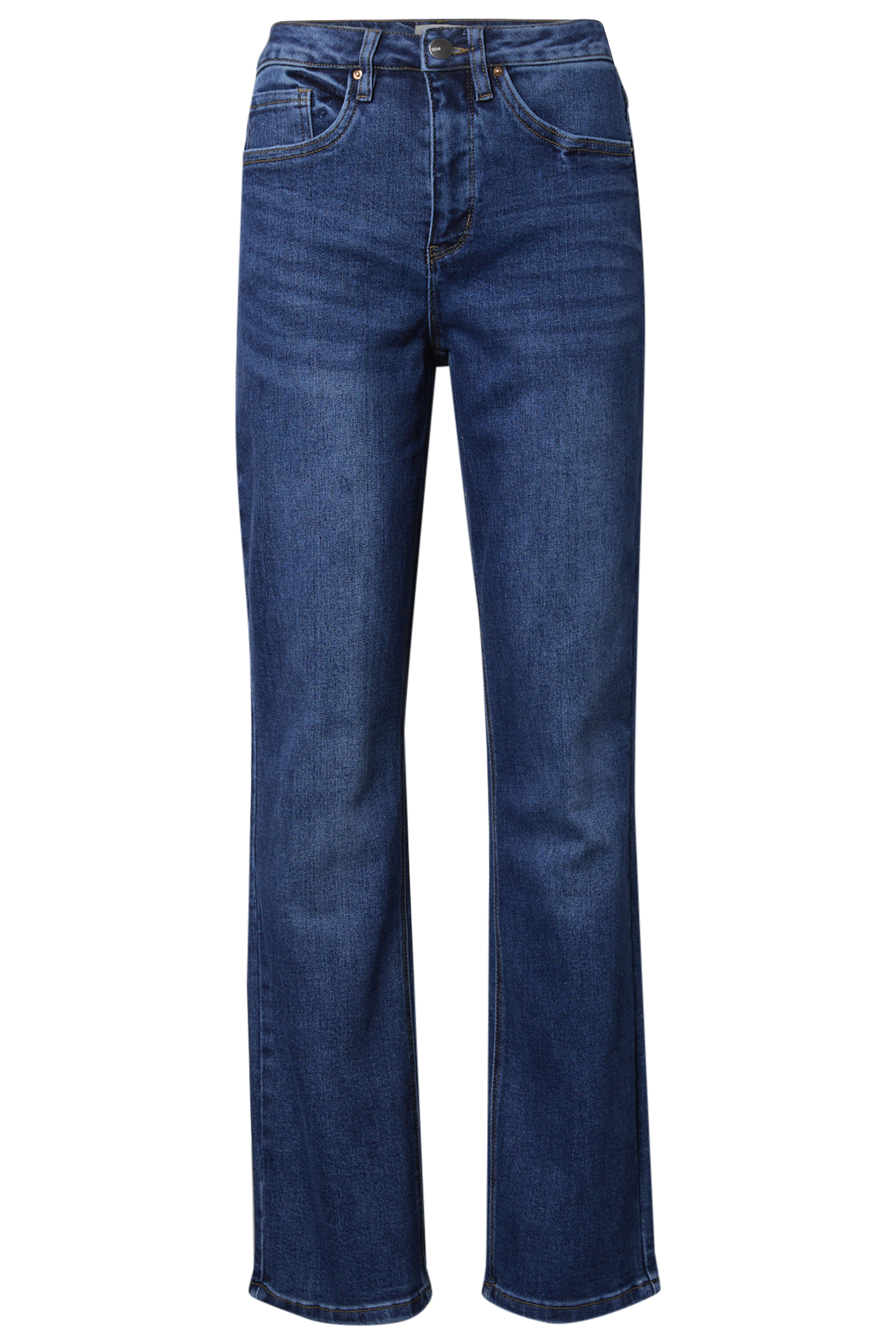 High Rise Straight Leg Denim