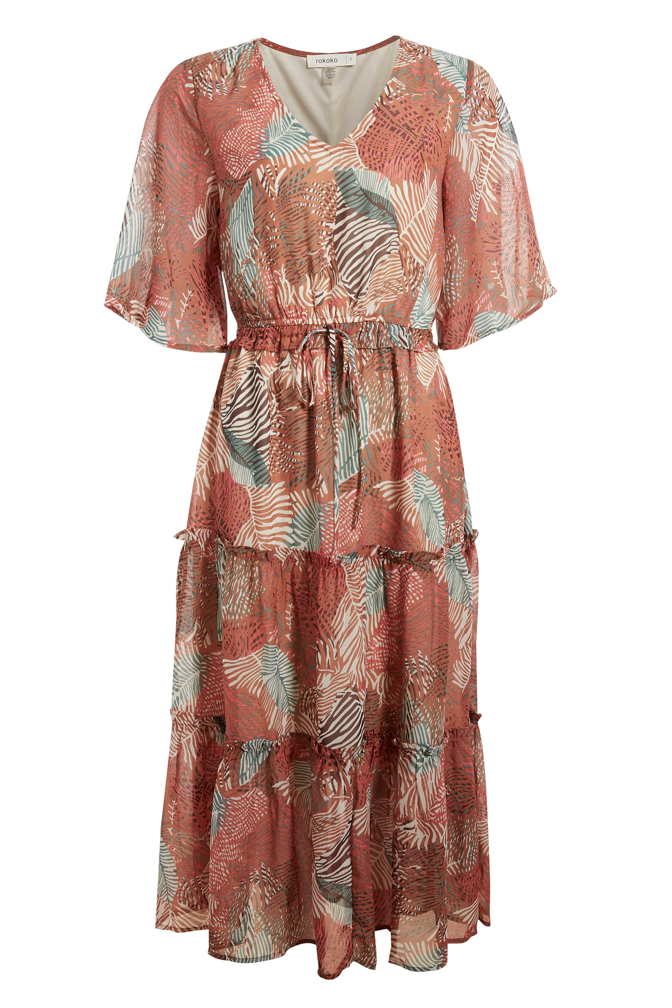 Printed Midi Dress
