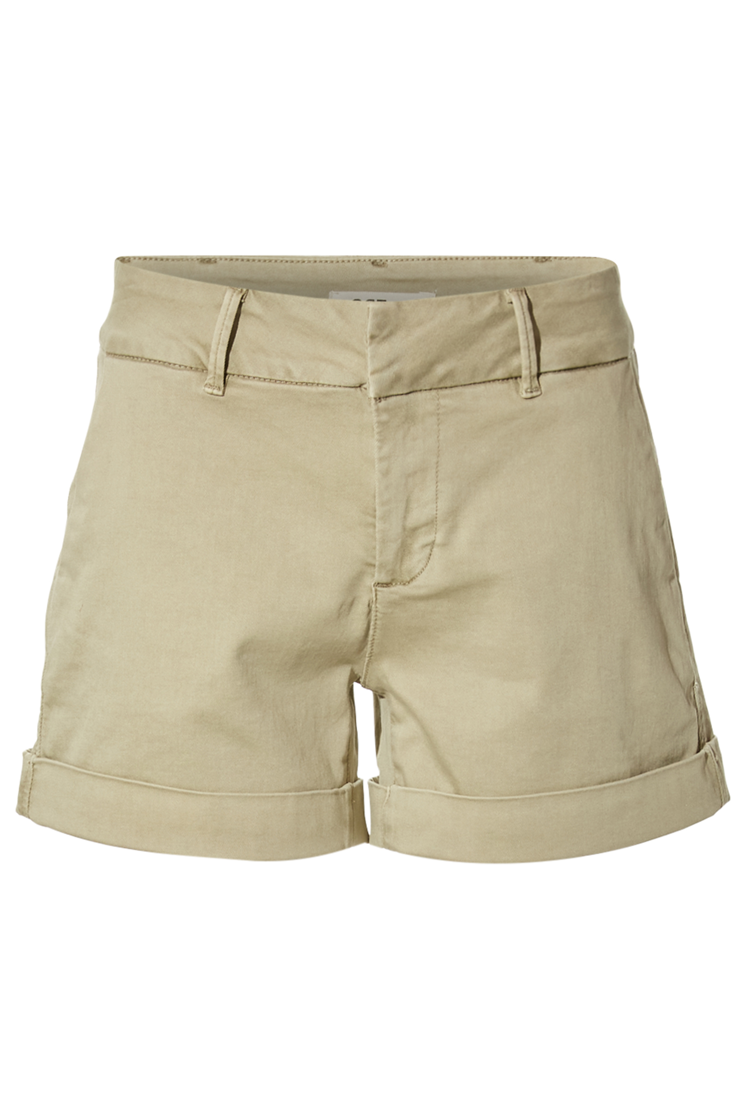 Mid Rise Slit Pocket Short