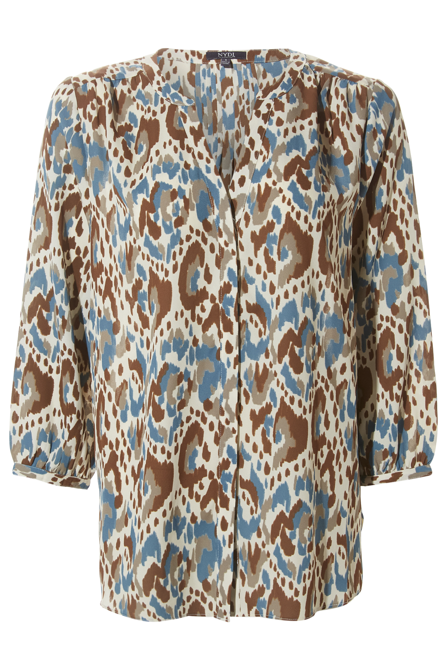 NYDJ Long Sleeve Pintuck Blouse