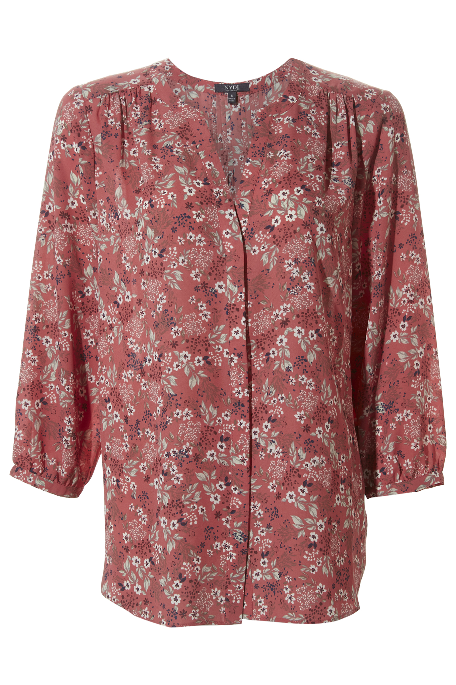NYDJ Long Sleeve Pintuck Blouse