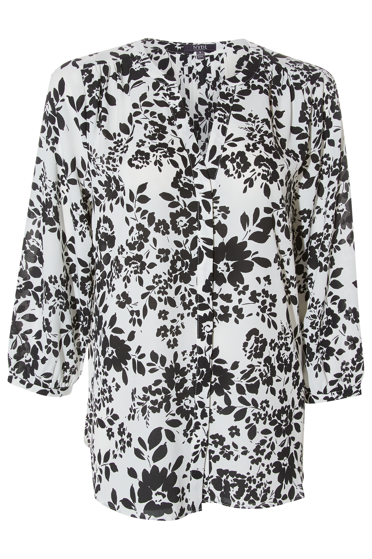 NYDJ Long Sleeve Pintuck Blouse