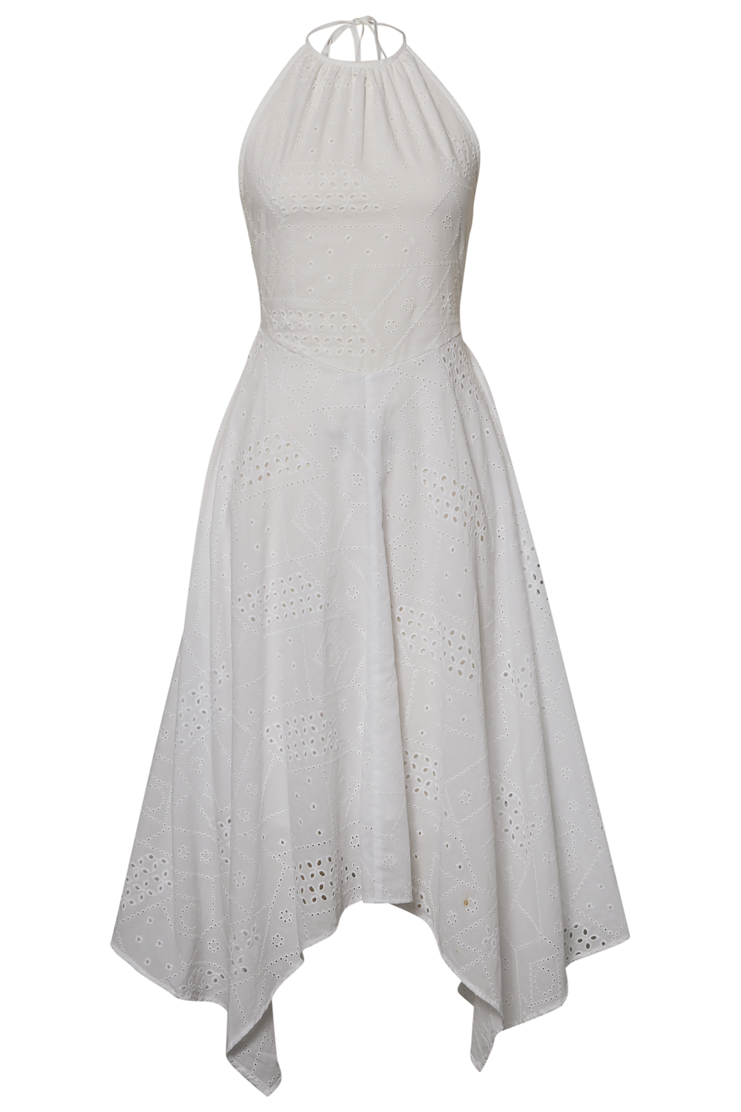Eyelet Midi Dress