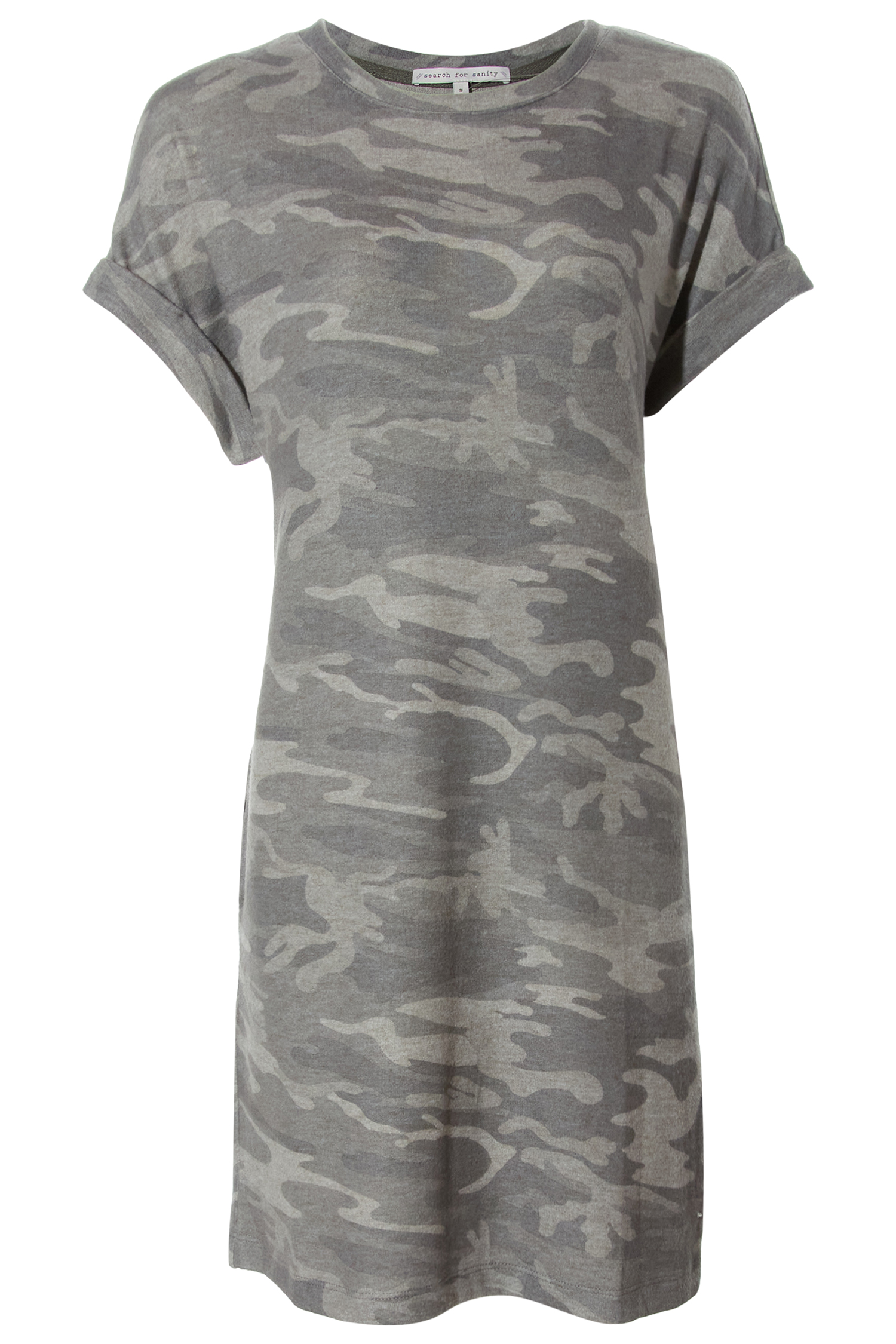 Short Sleeve Camo Dress