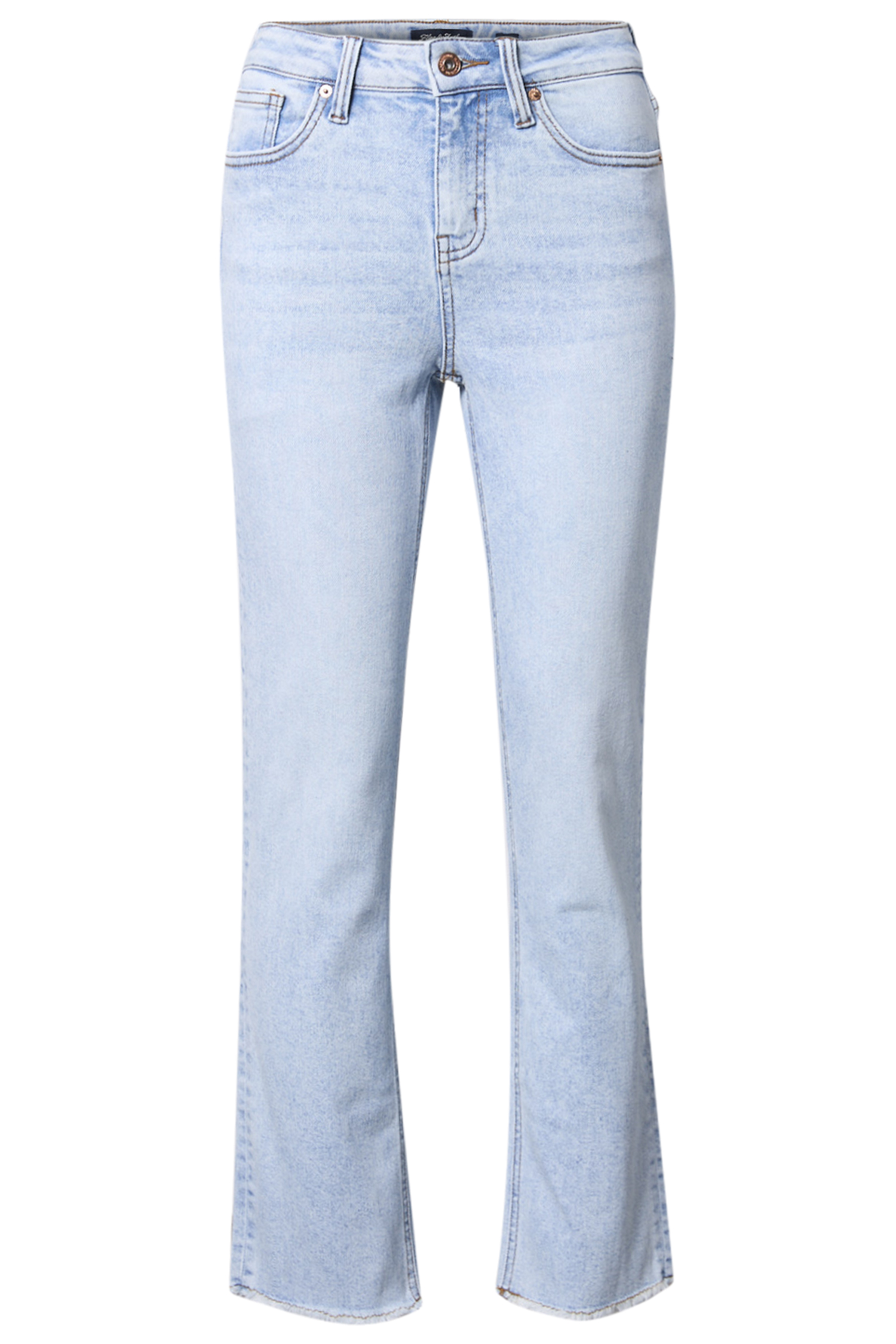 Mid Rise Straight Denim
