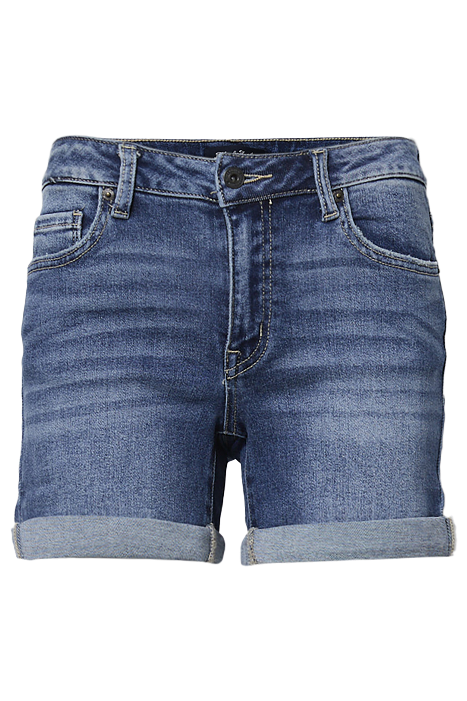 Low Rise Denim Shorts