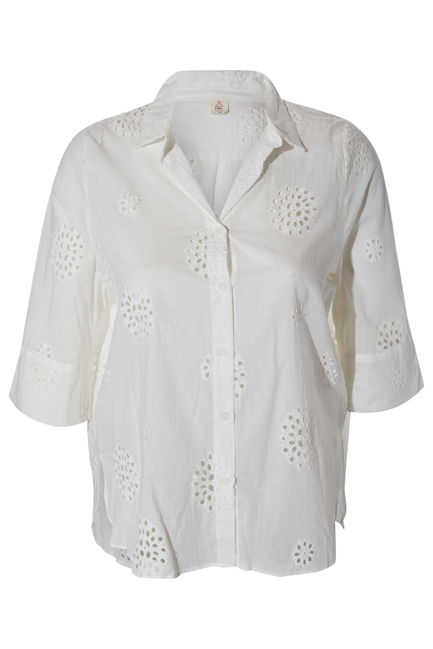 Embroidered Button Shirt