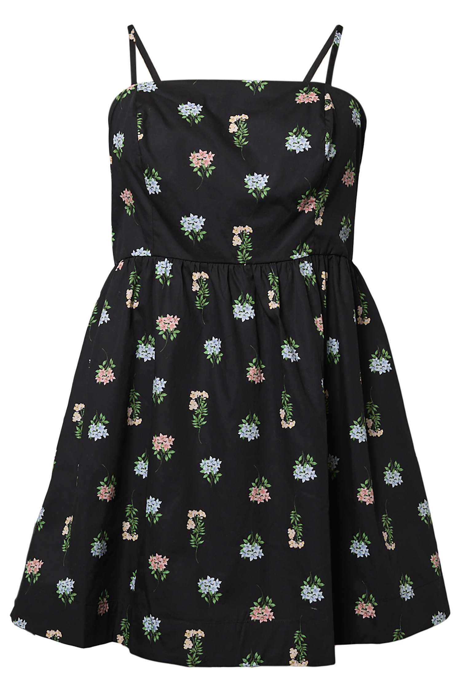 Poplin Floral Print Dress