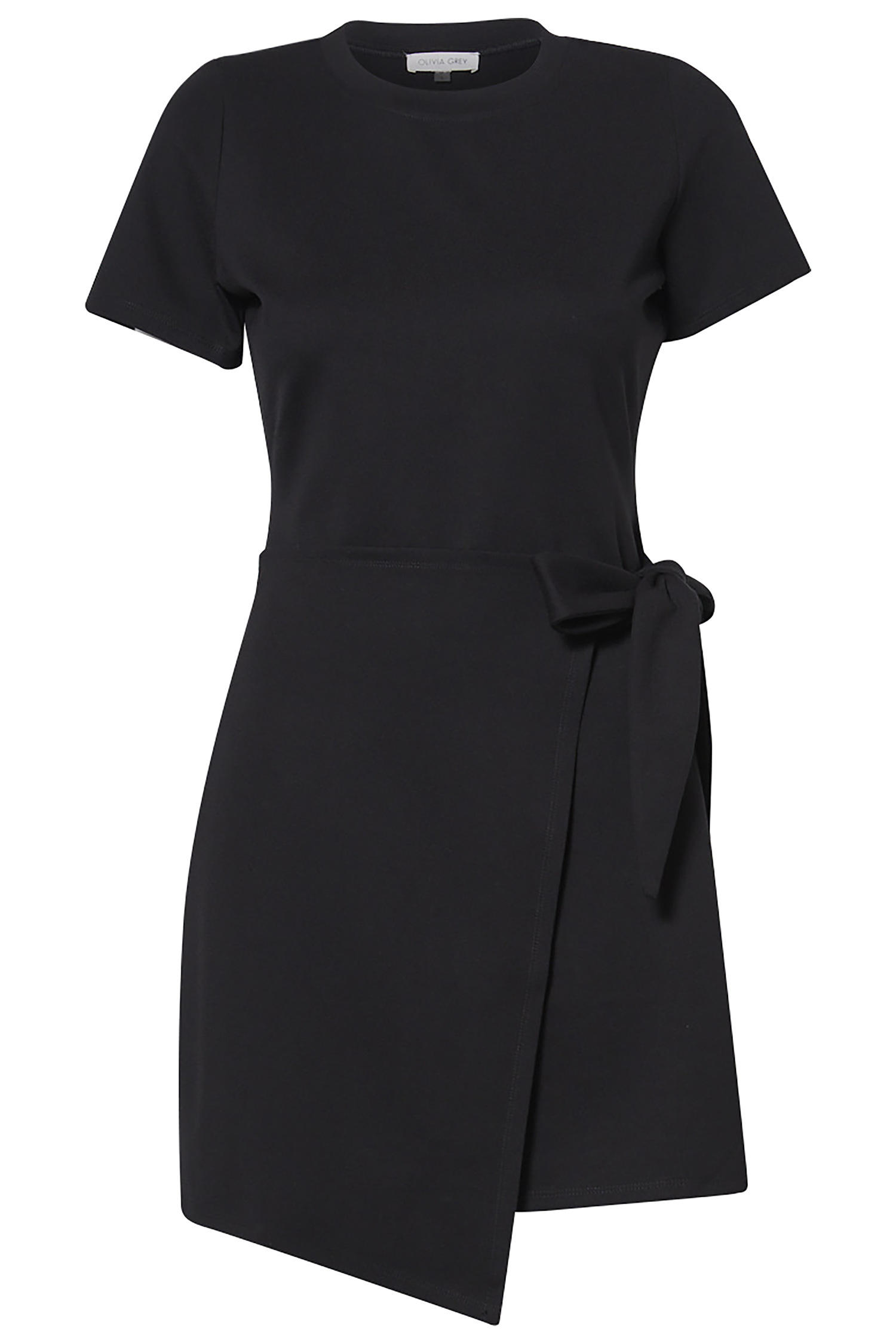 Short Sleeve Asymmetrical Dress