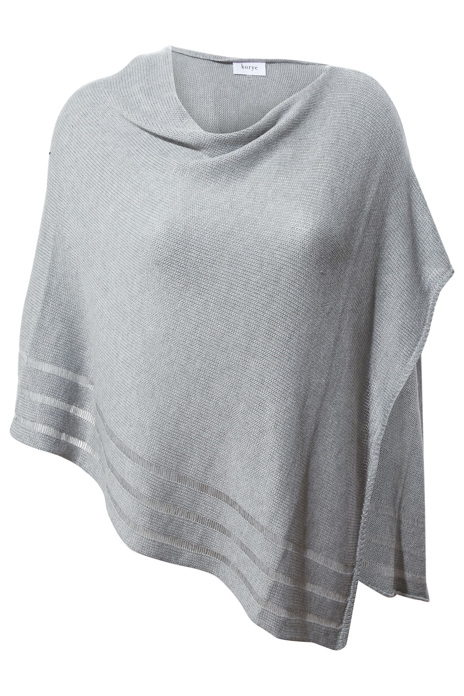 Tessa Tonal Stripes Poncho