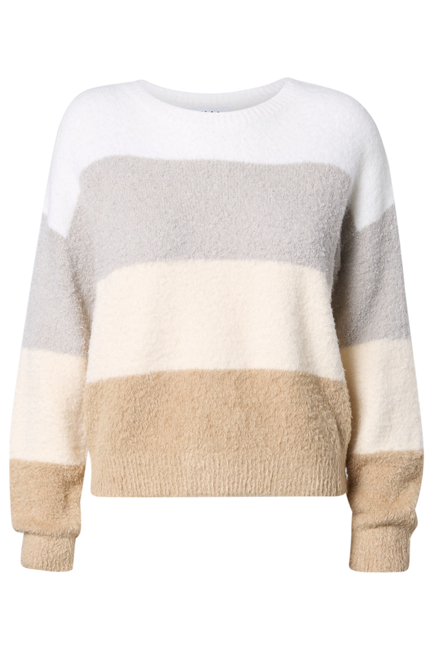 Round Neck Color Block Sweater