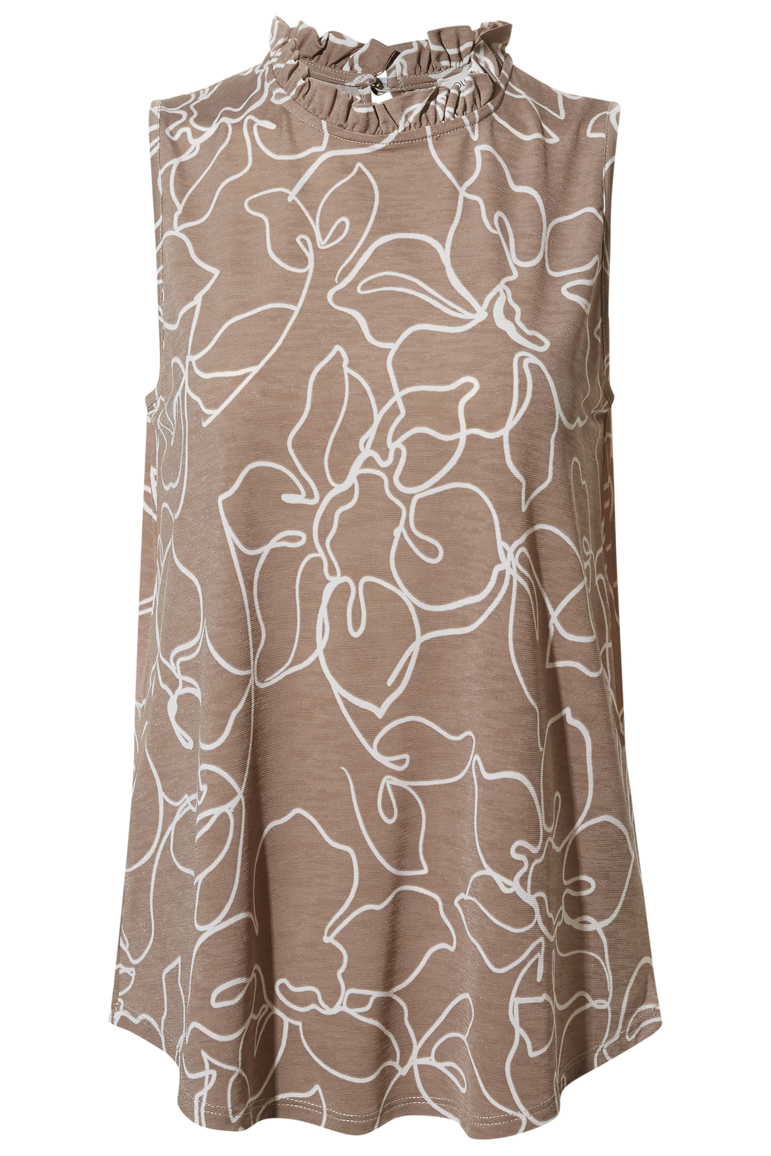 Floral Ruffle Tank