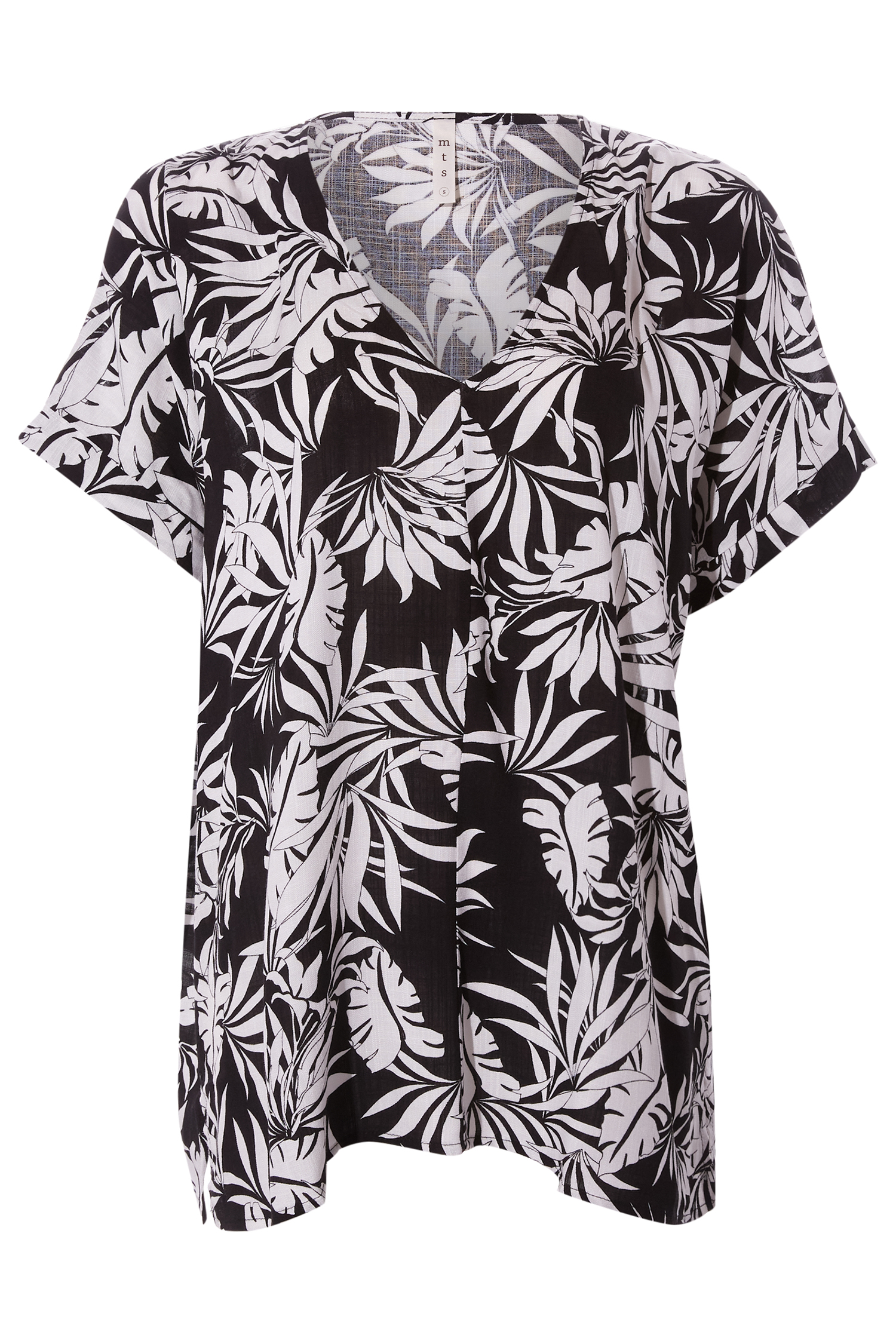 Tropical Print Dolman Top