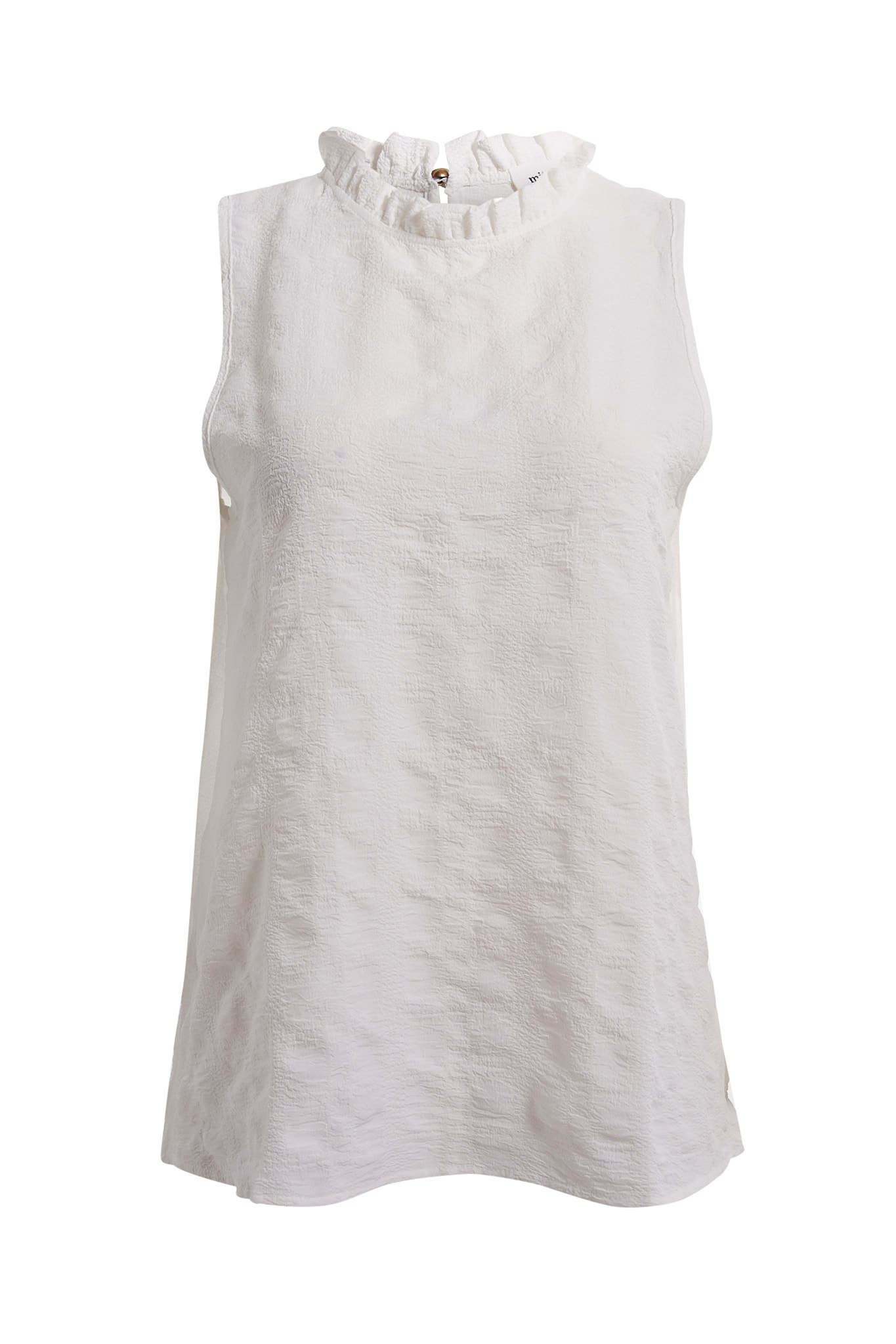 Mock Neck Sleeveless Top