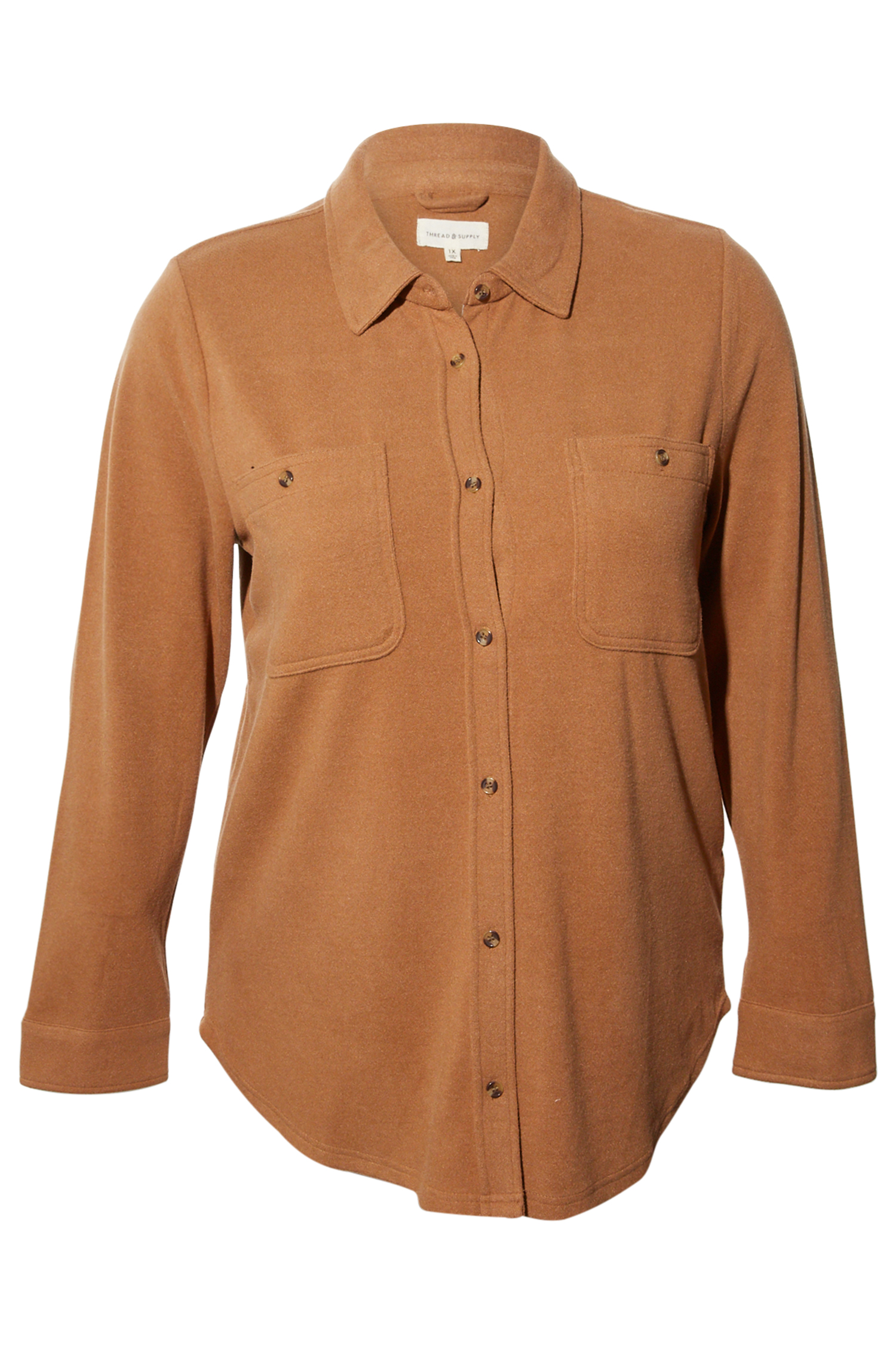 Thread & Supply Button Front Top