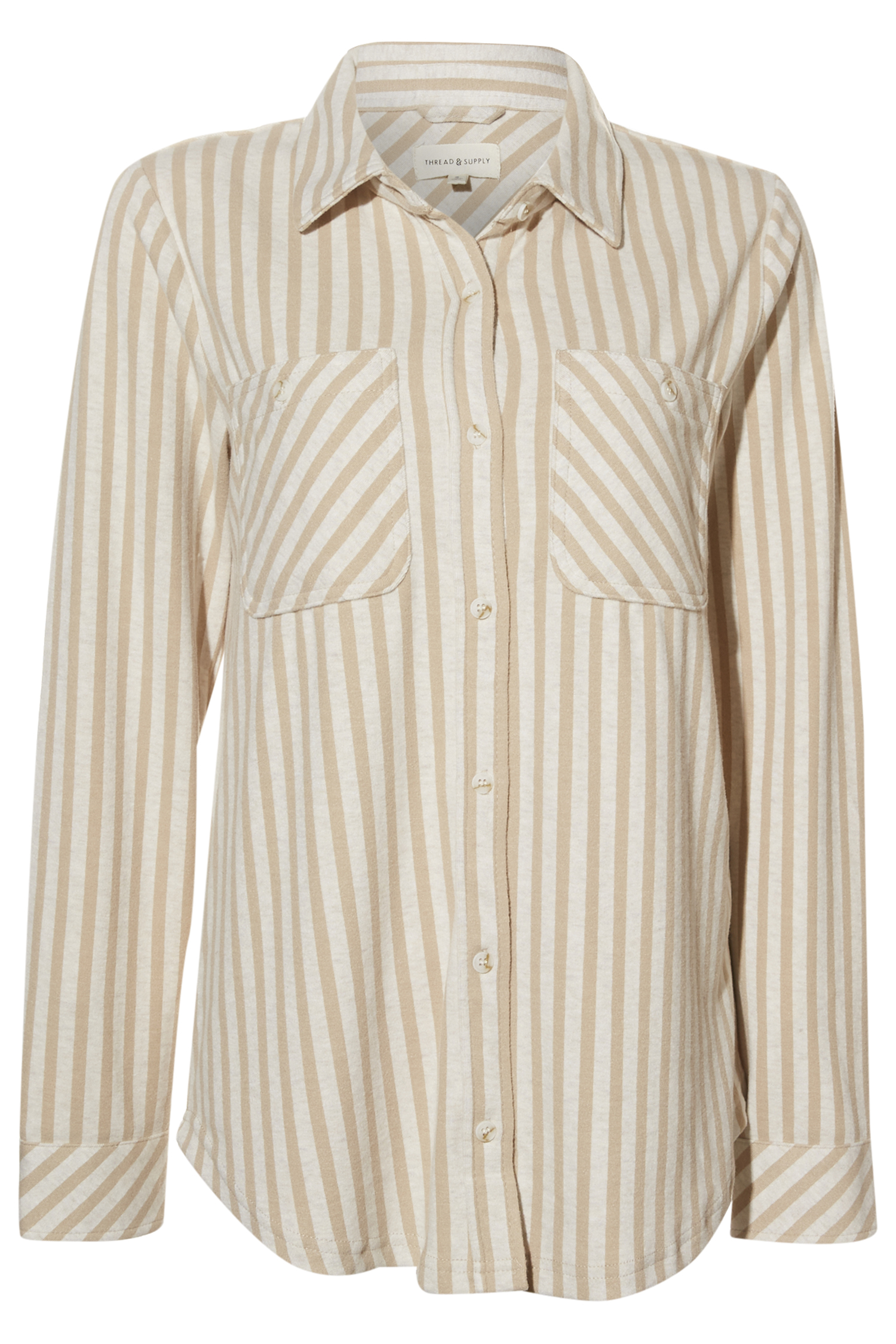 Thread & Supply Button Front Top