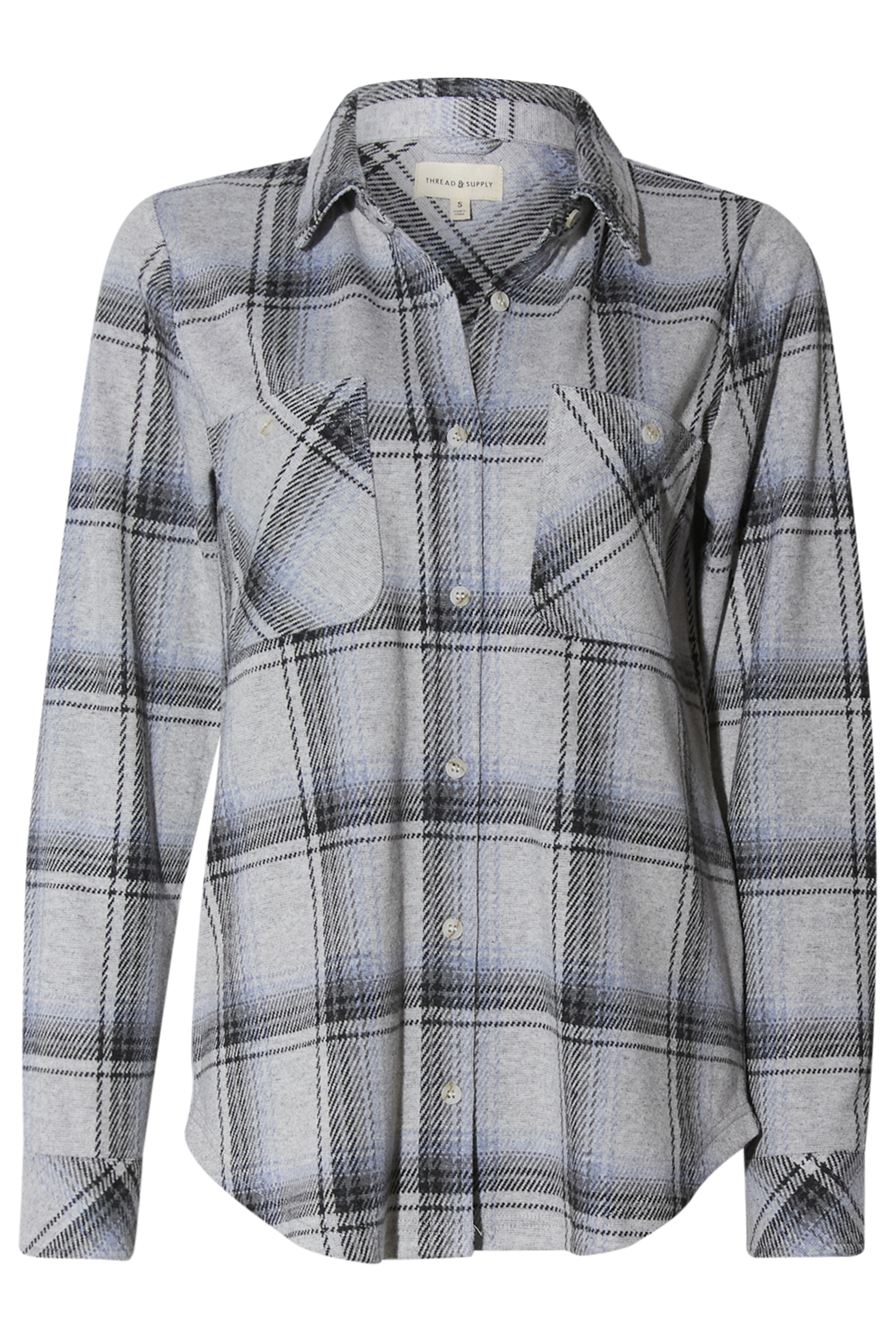 Thread & Supply Button Front Top