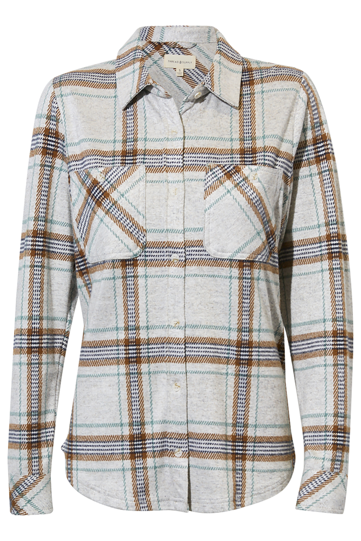 Thread & Supply Button Front Top