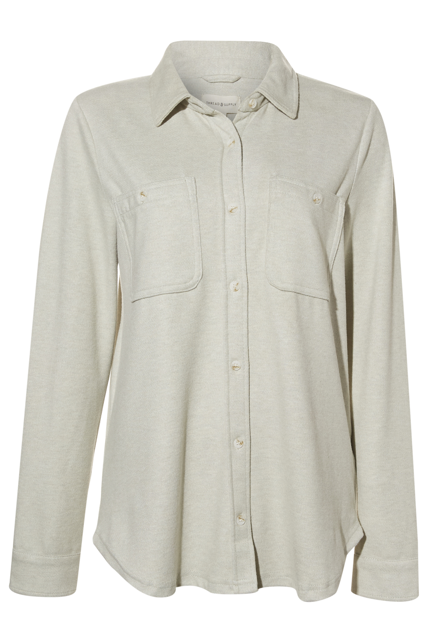 Thread & Supply Button Front Top