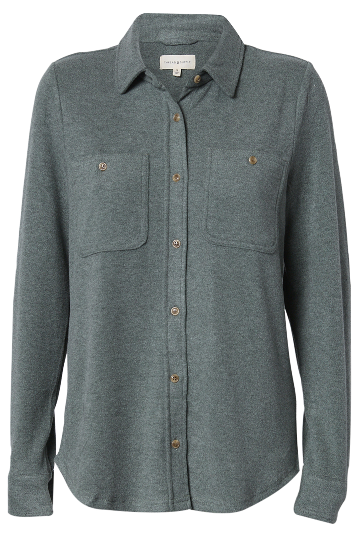 Thread & Supply Button Front Top