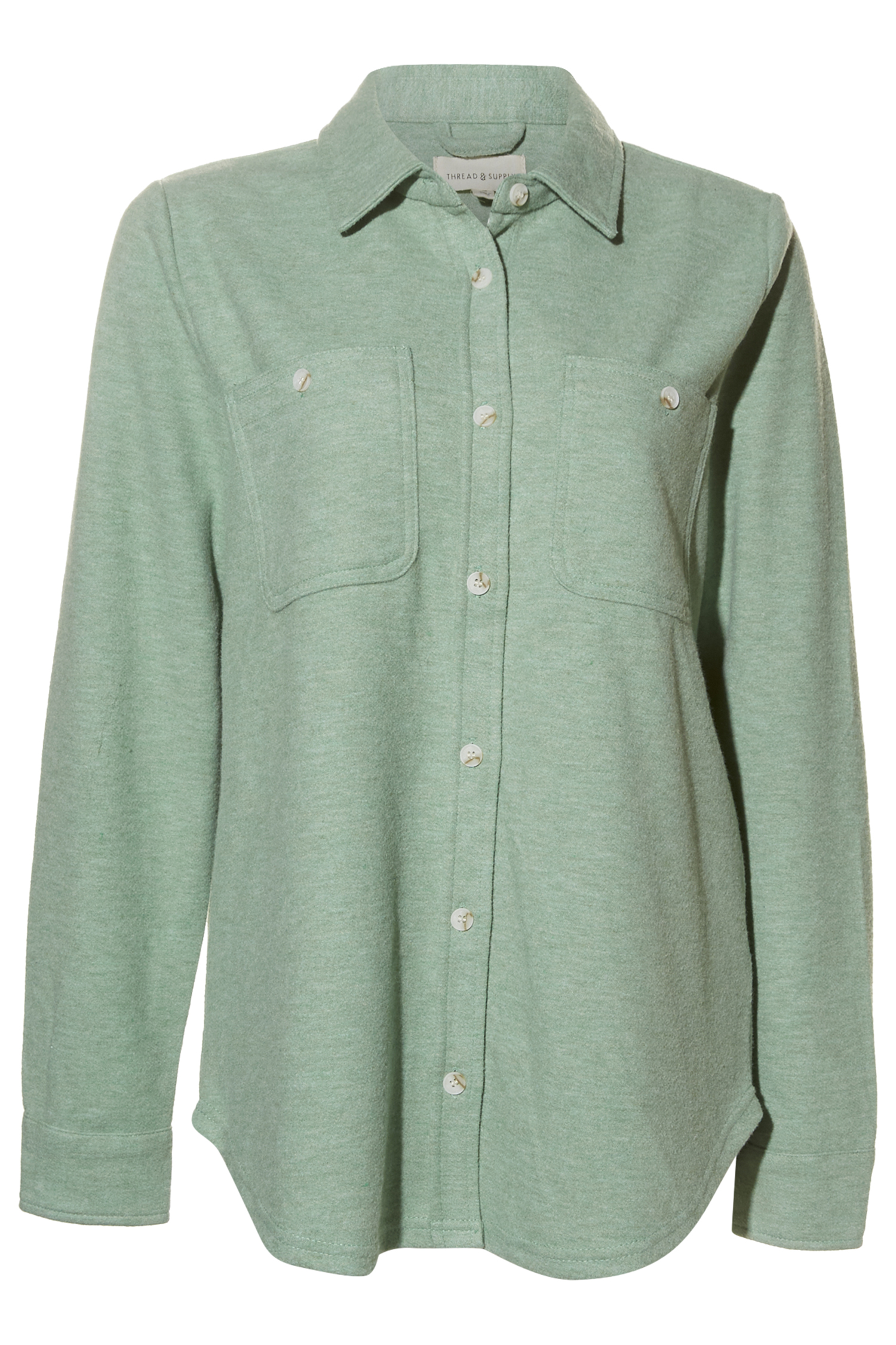 Thread & Supply Button Front Top