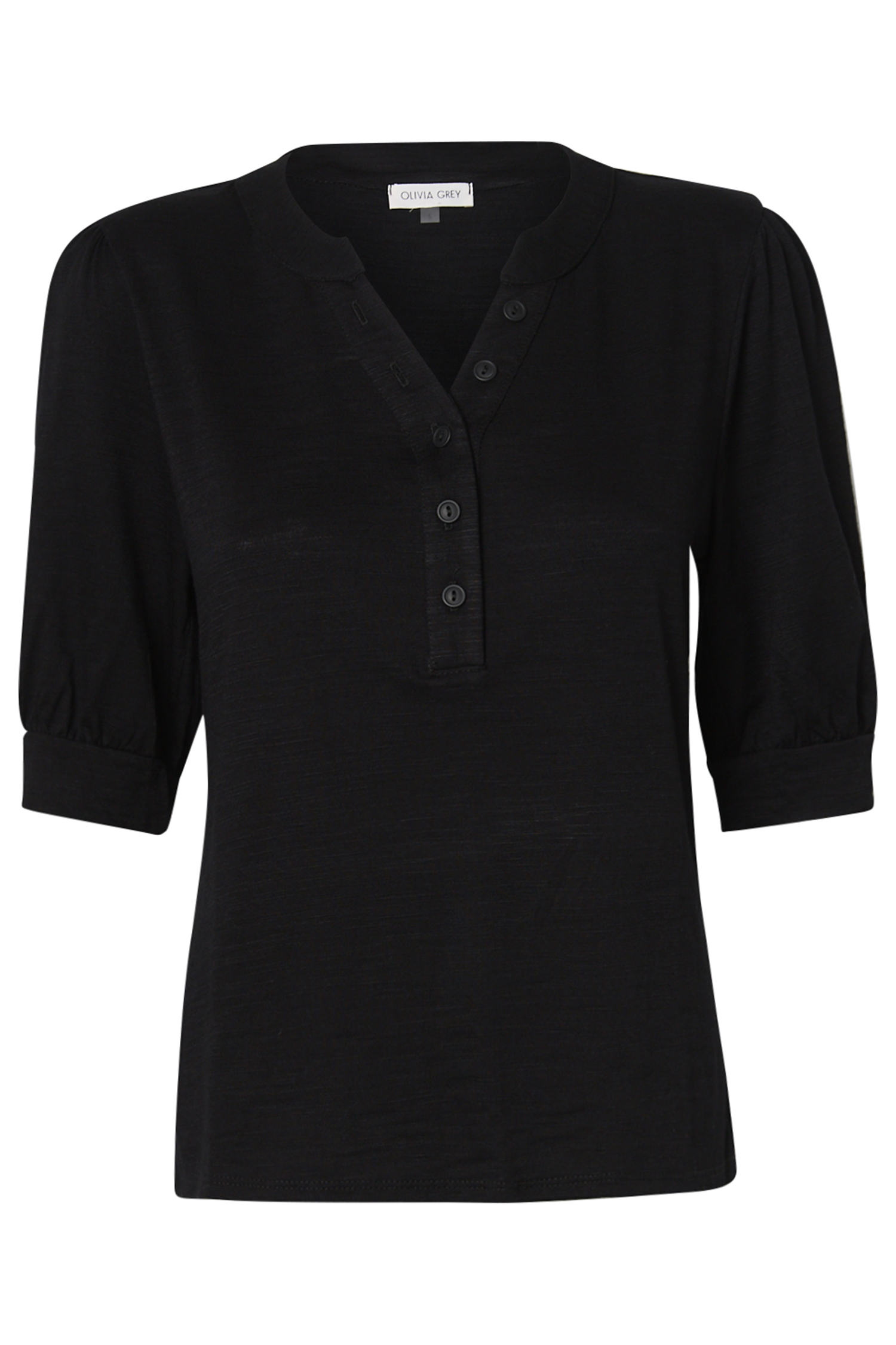 Half Button Tee