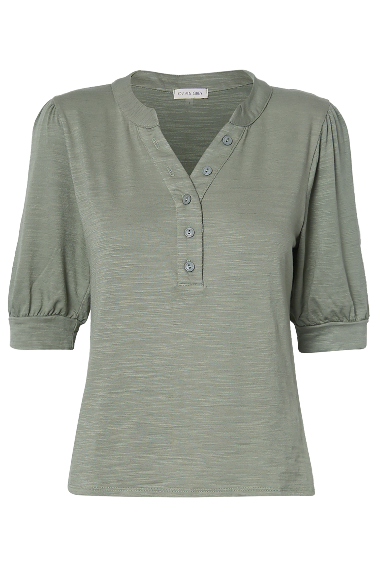 Half Button Tee