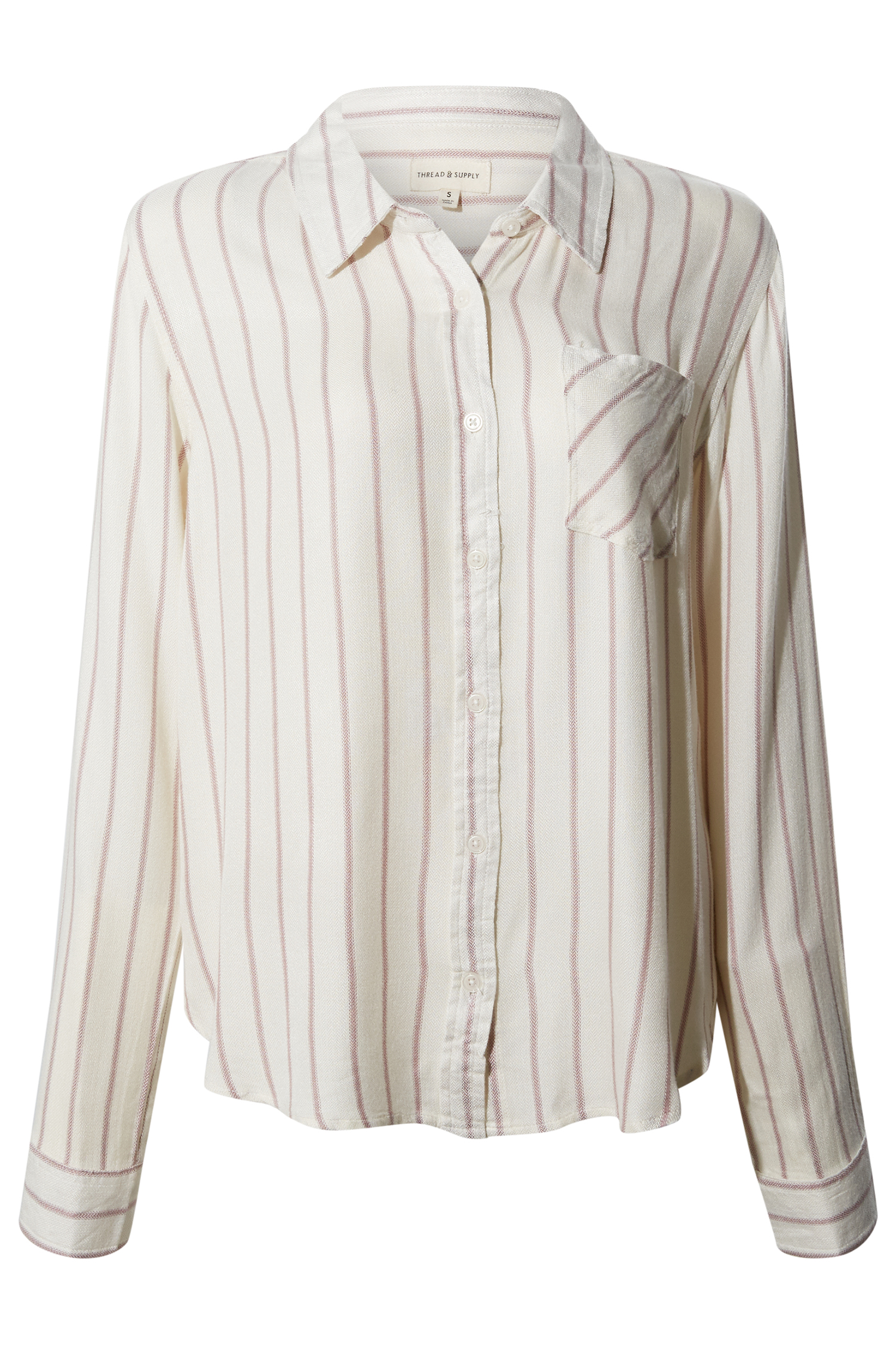 Thread & Supply Striped Button Front