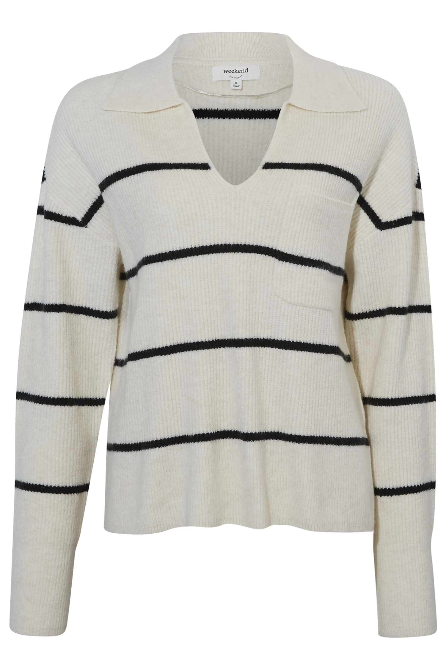 Striped Sweater with Pocket