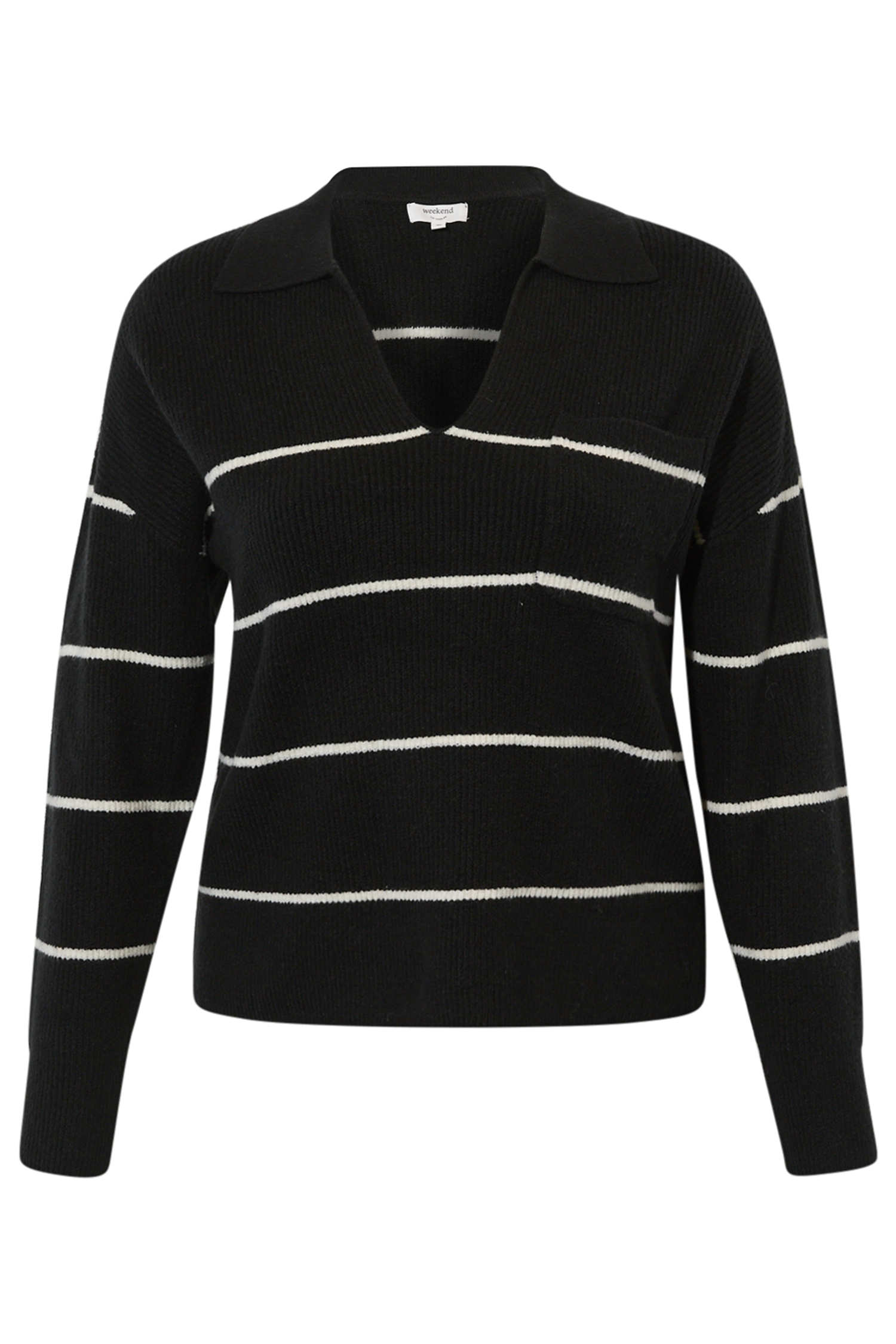 Striped Sweater with Pocket