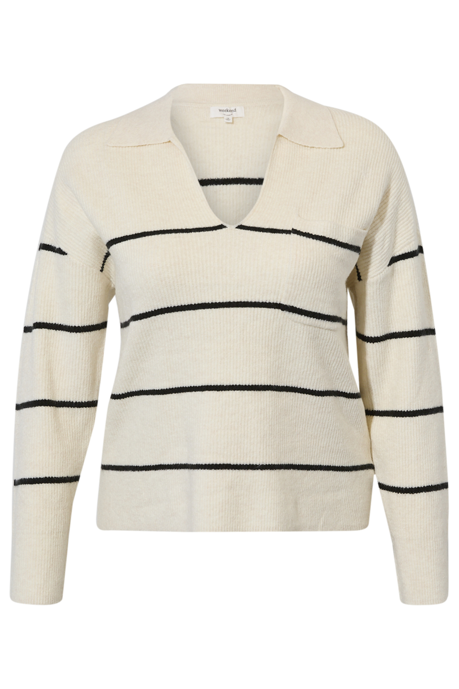 Striped Sweater with Pocket