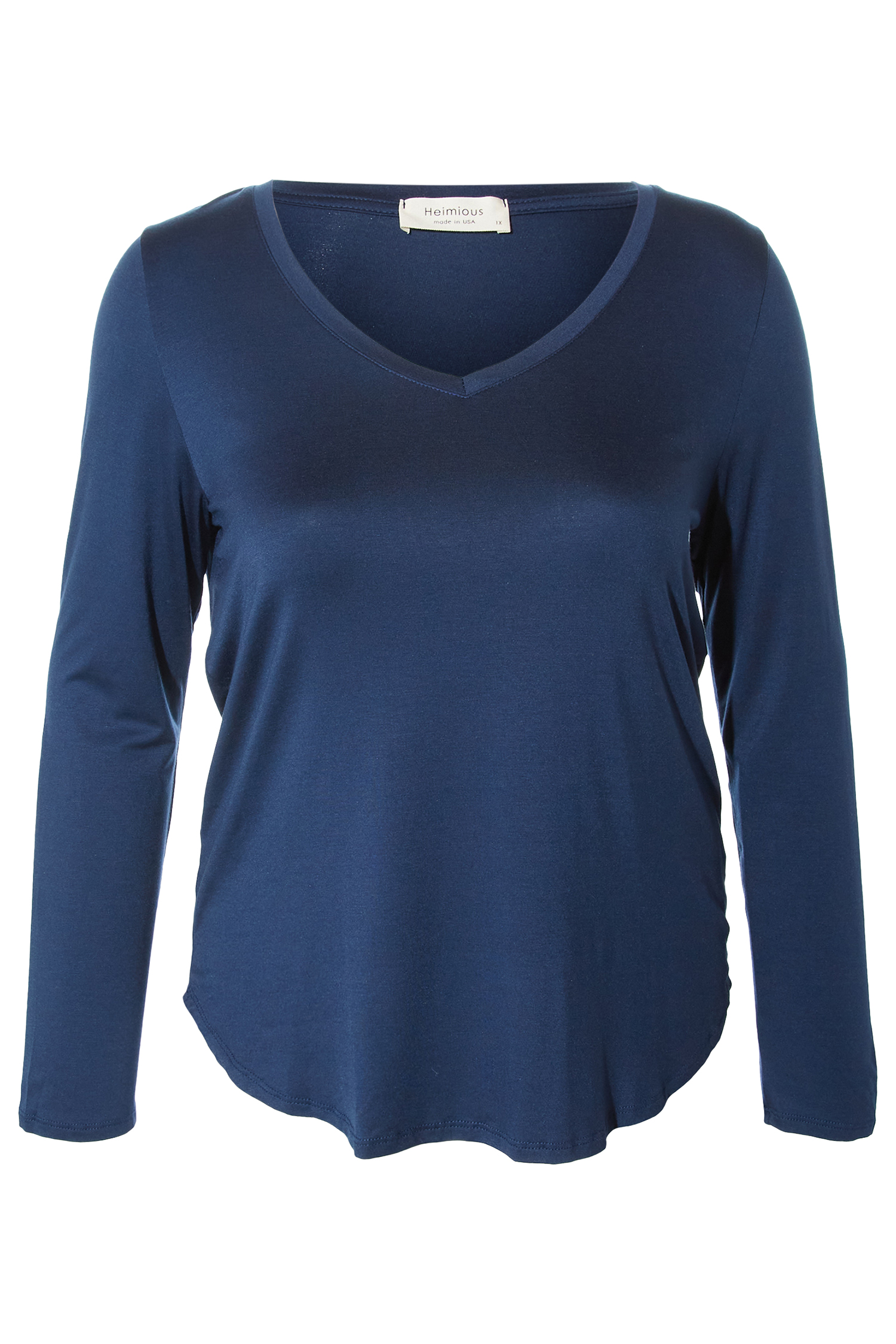 V-Neck Long Sleeve Top