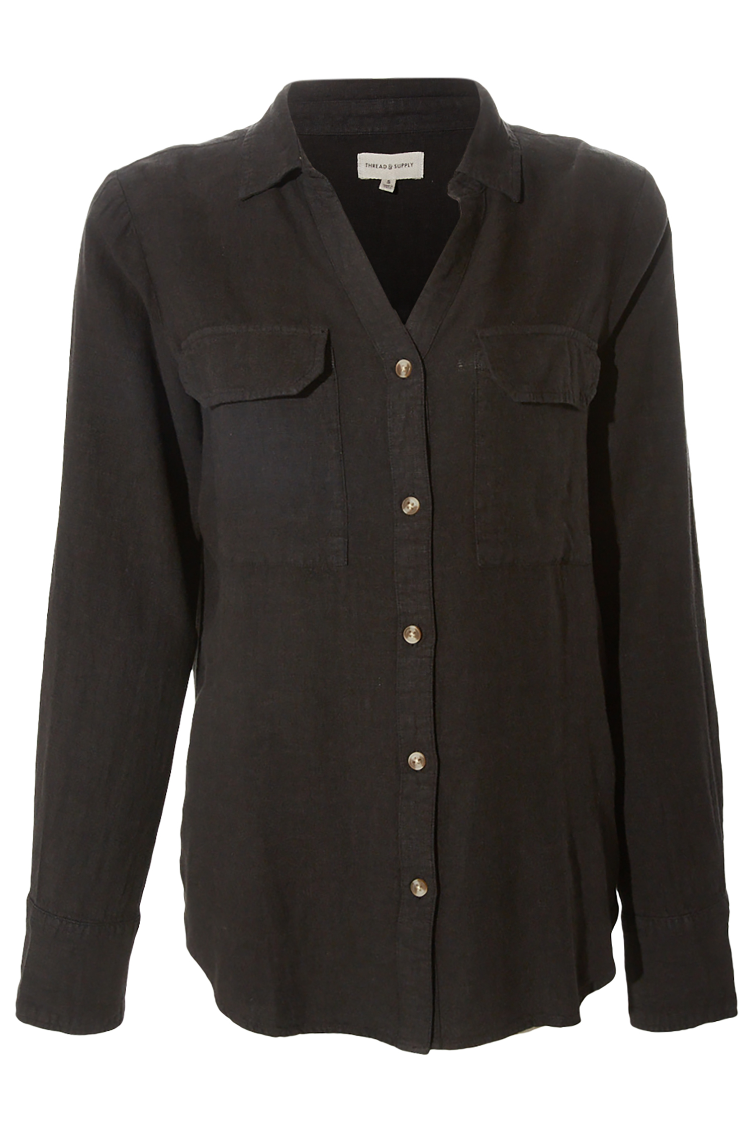 Thread & Supply Button Front Top