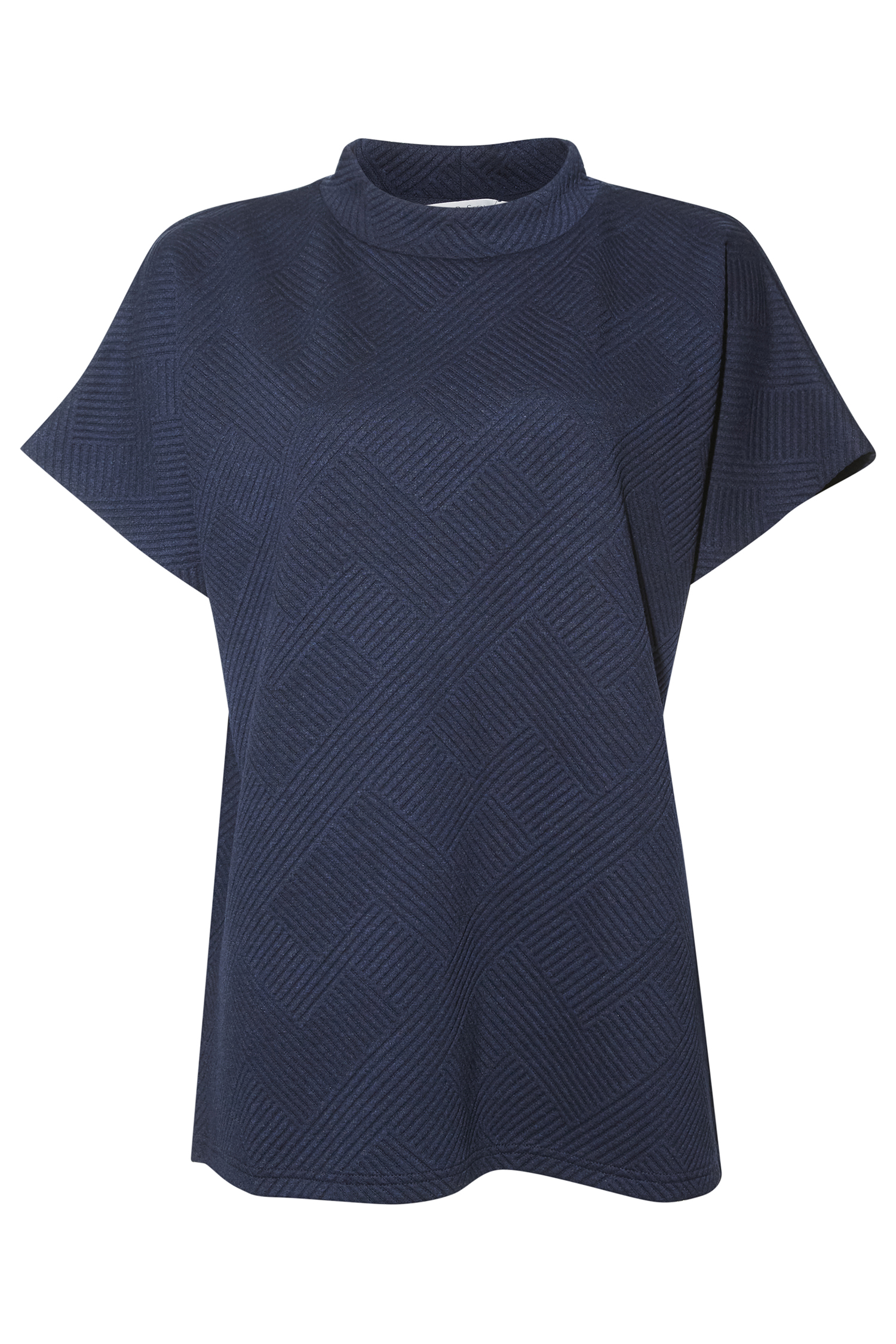 Textured Crewneck Top