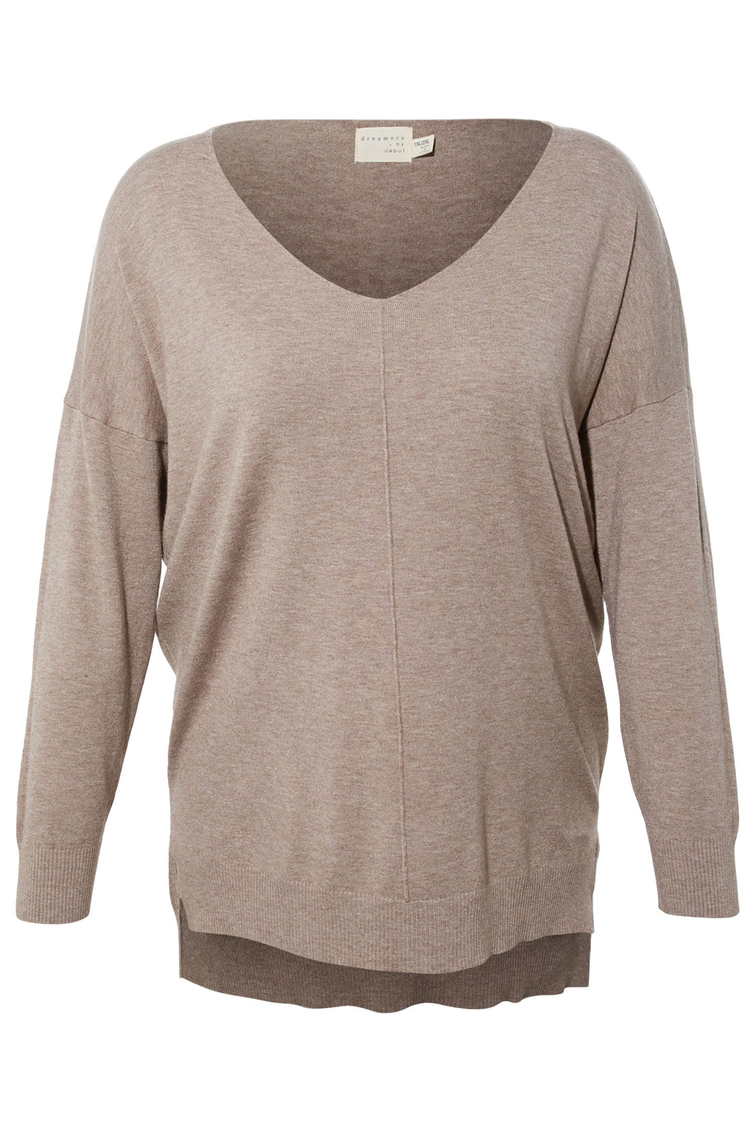 V-Neck Knit Top
