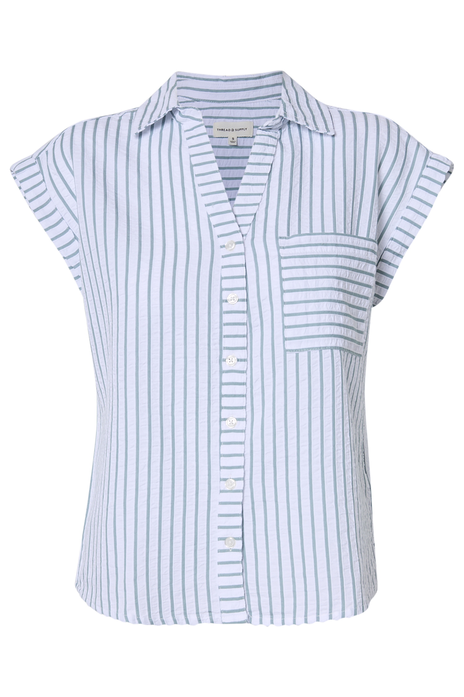 Thread & Supply Striped Short Sleeve