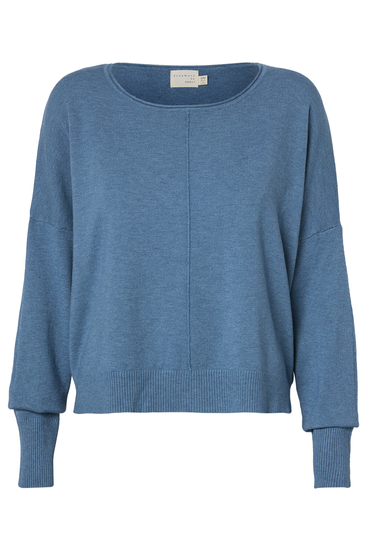 Long Sleeve Rolled Neckline Top