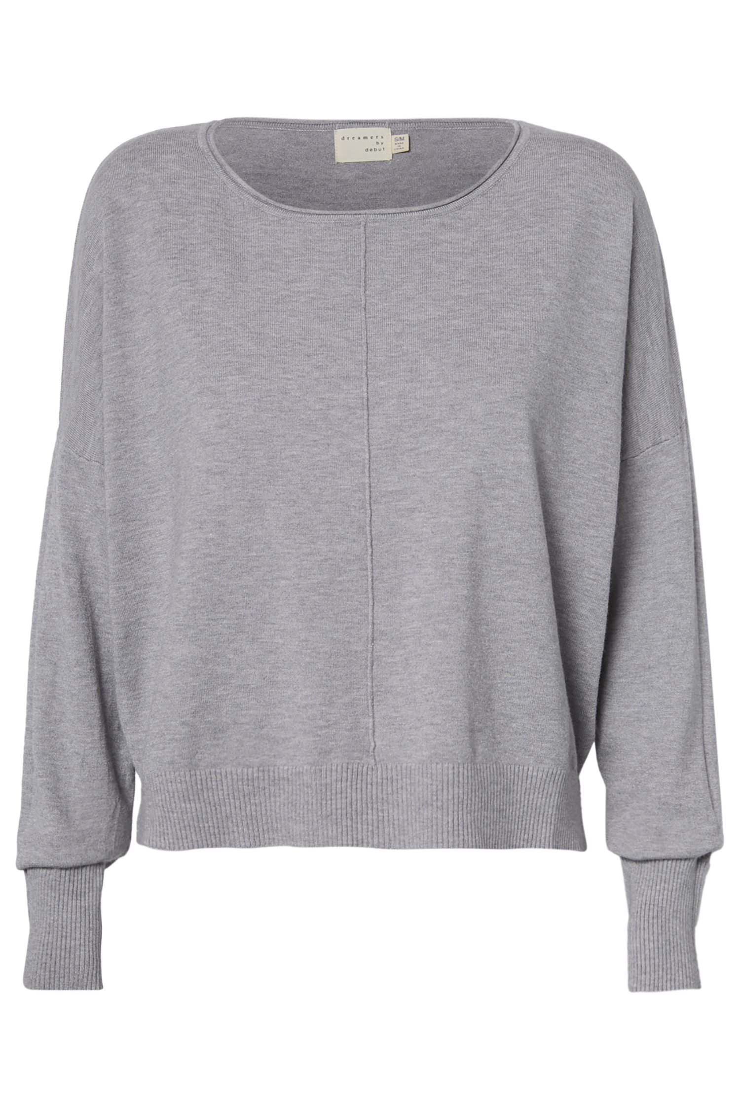 Long Sleeve Rolled Neckline Top