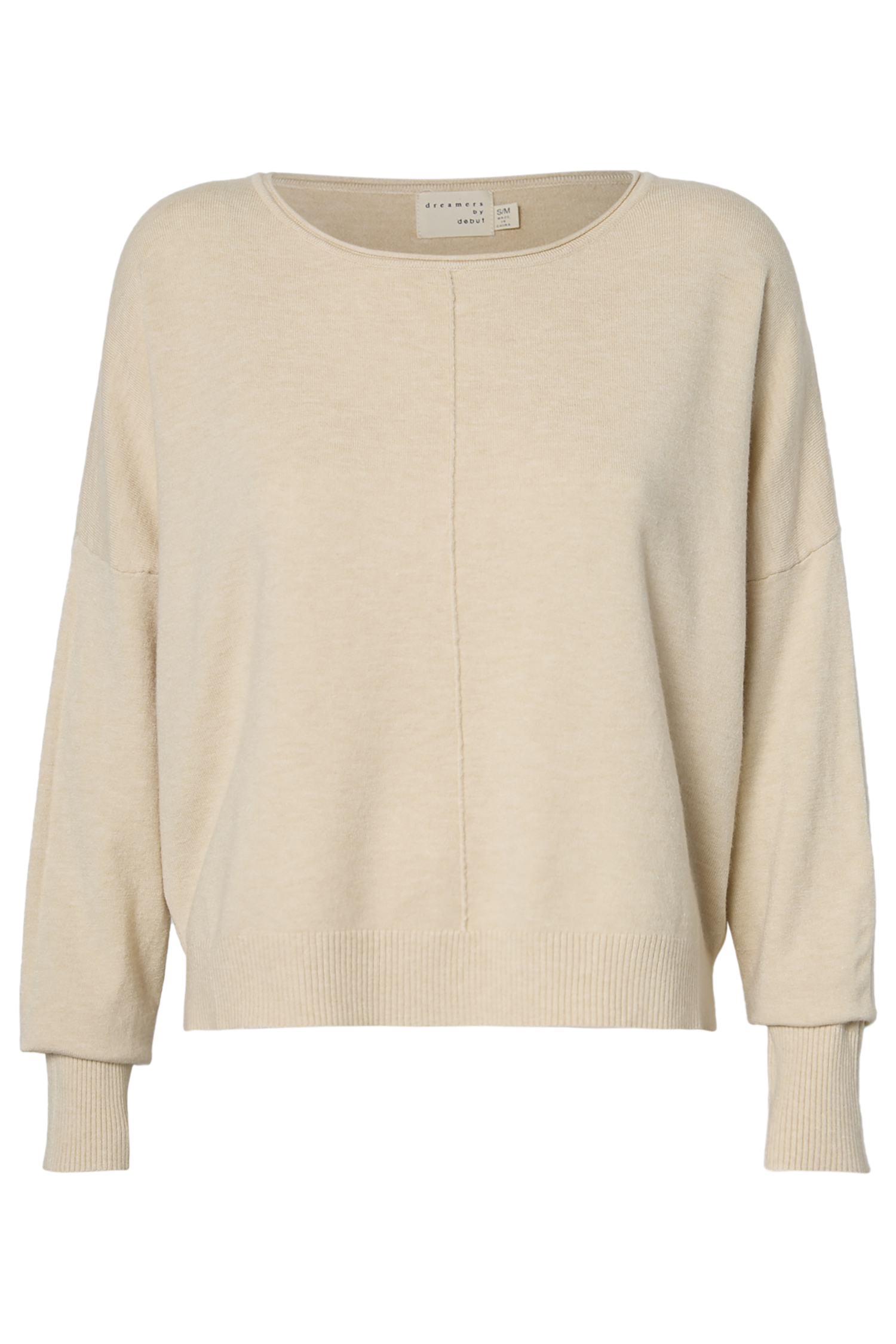 Long Sleeve Rolled Neckline Top