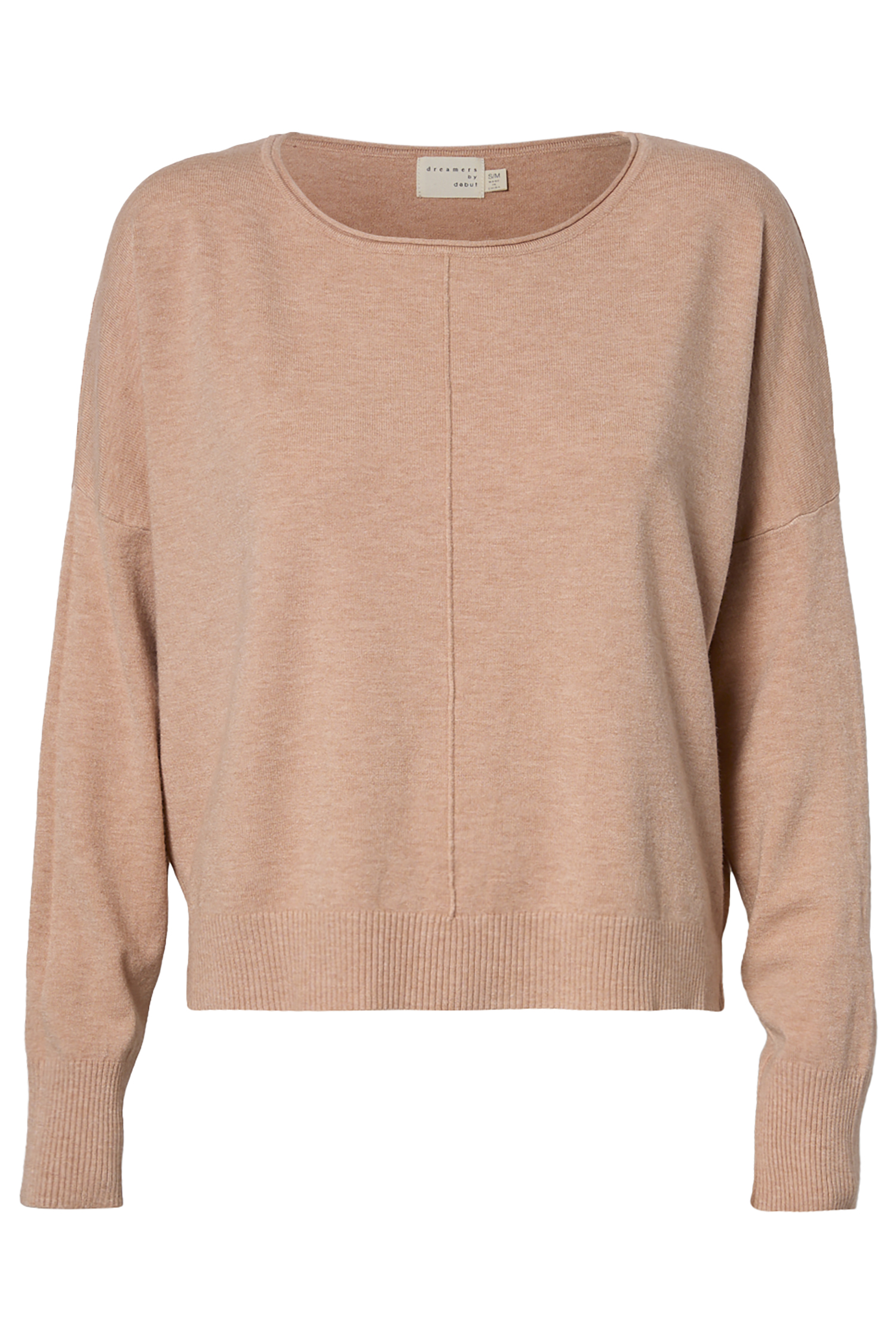 Long Sleeve Rolled Neckline Top