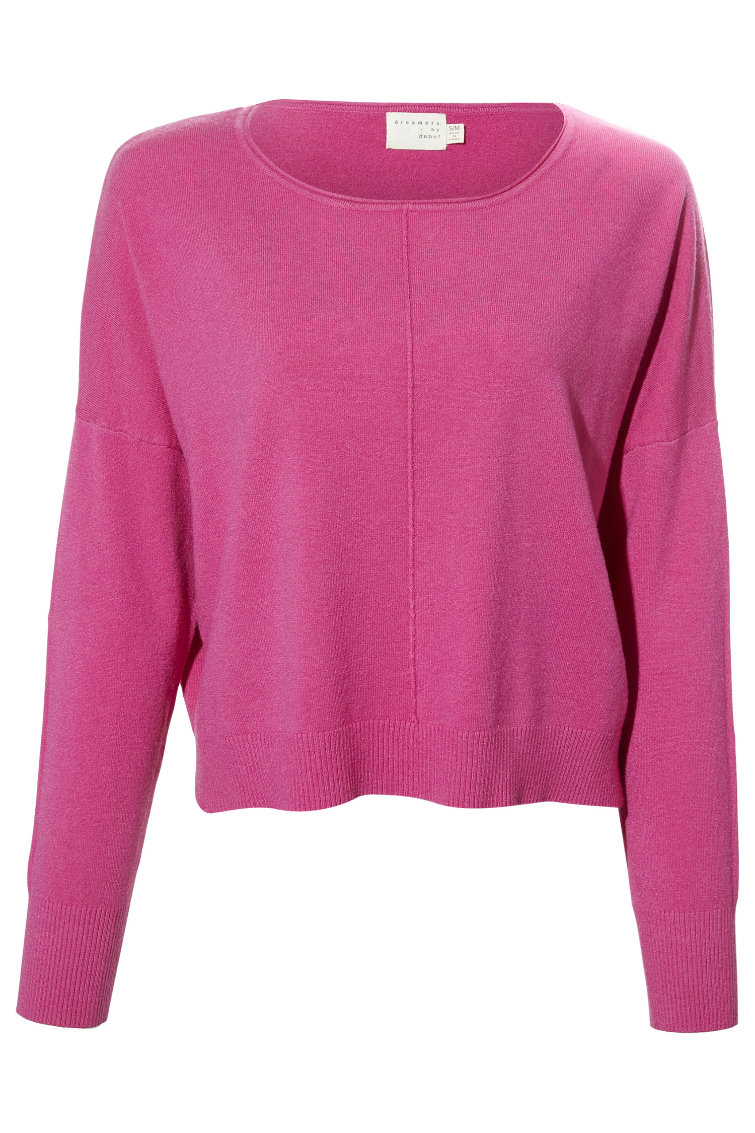 Long Sleeve Rolled Neckline Top
