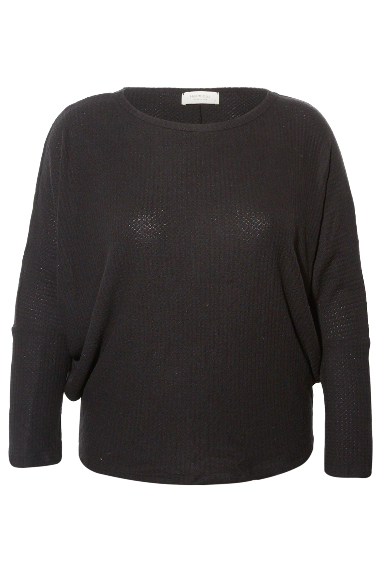 Brushed Waffle Knit Top