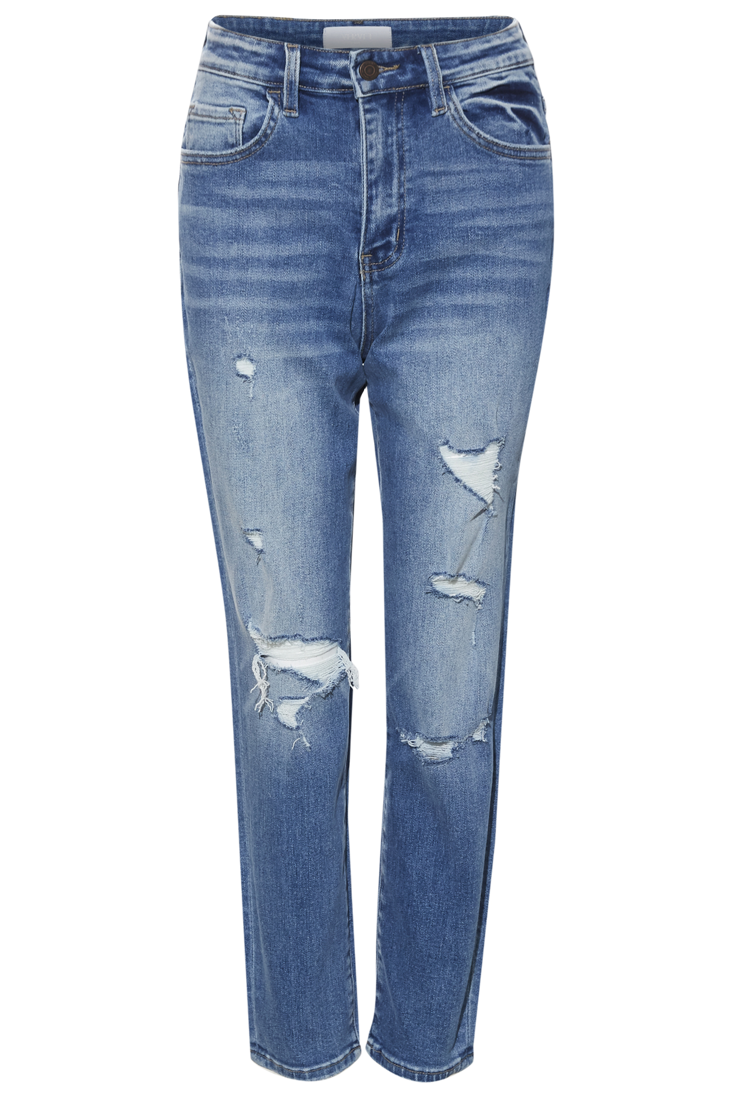 Distressed Mom Jean