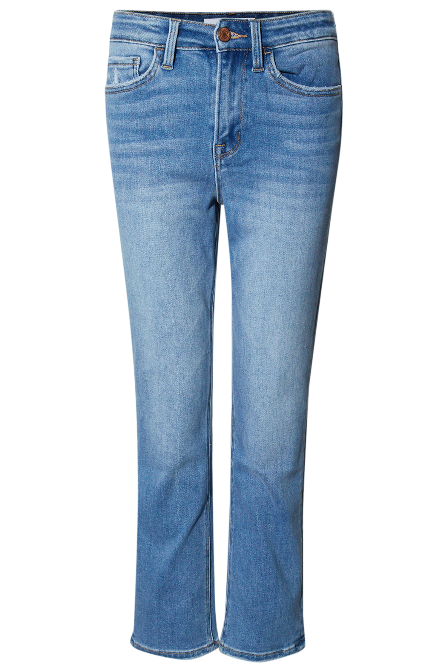 High Rise Slim Straight Jean