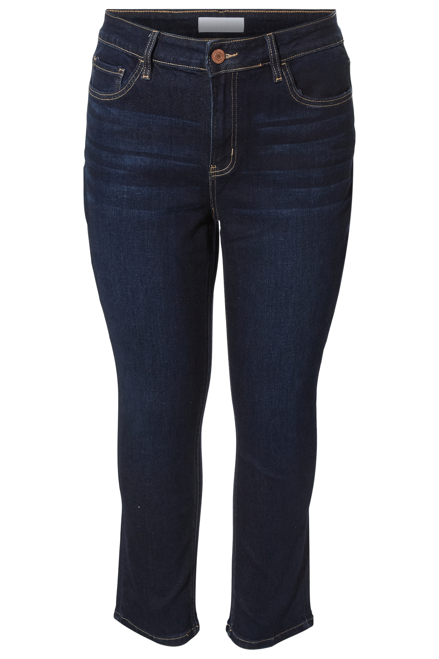 High Rise Slim Straight Jean