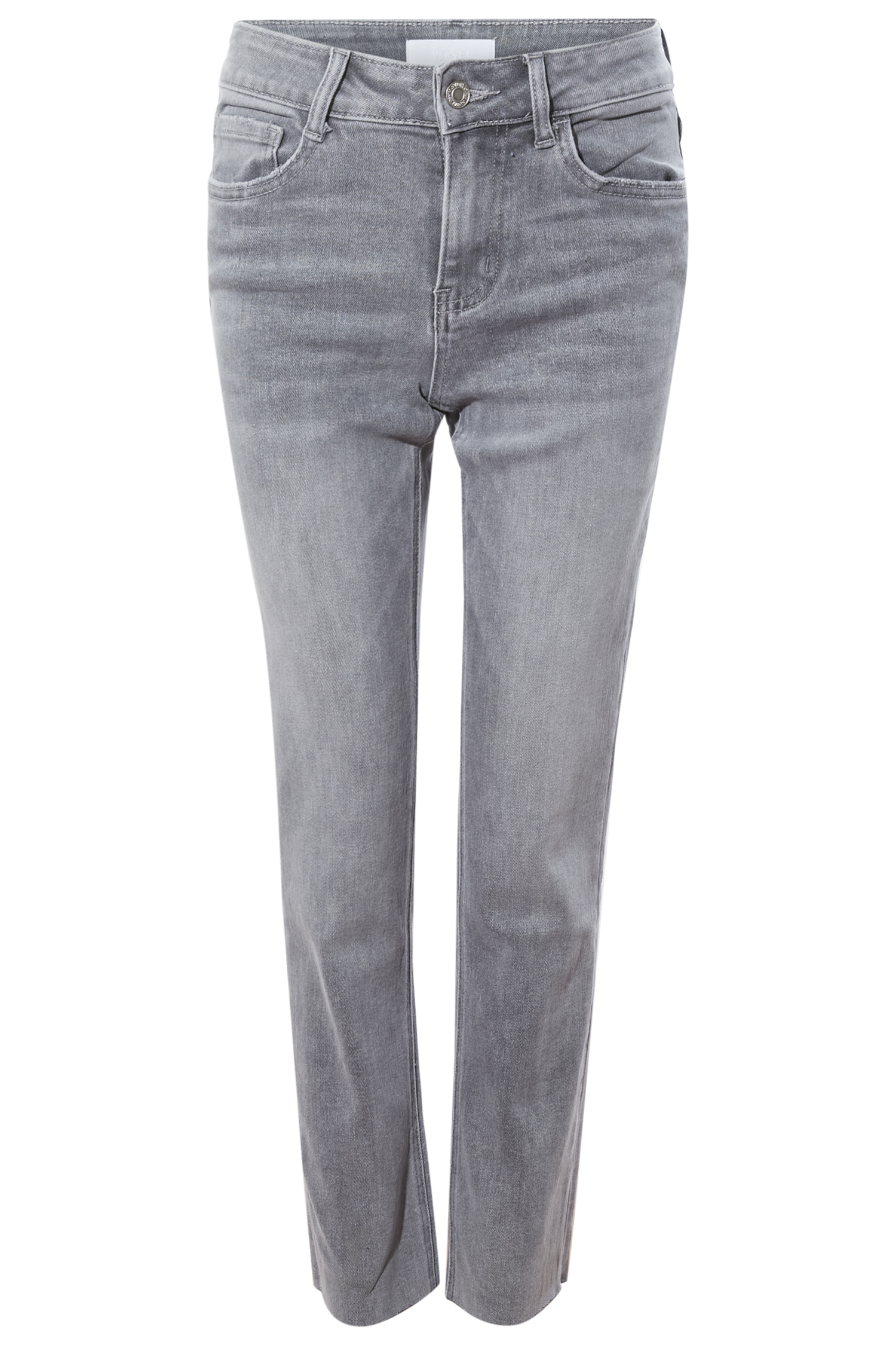 Mid Rise Slim Straight Jean