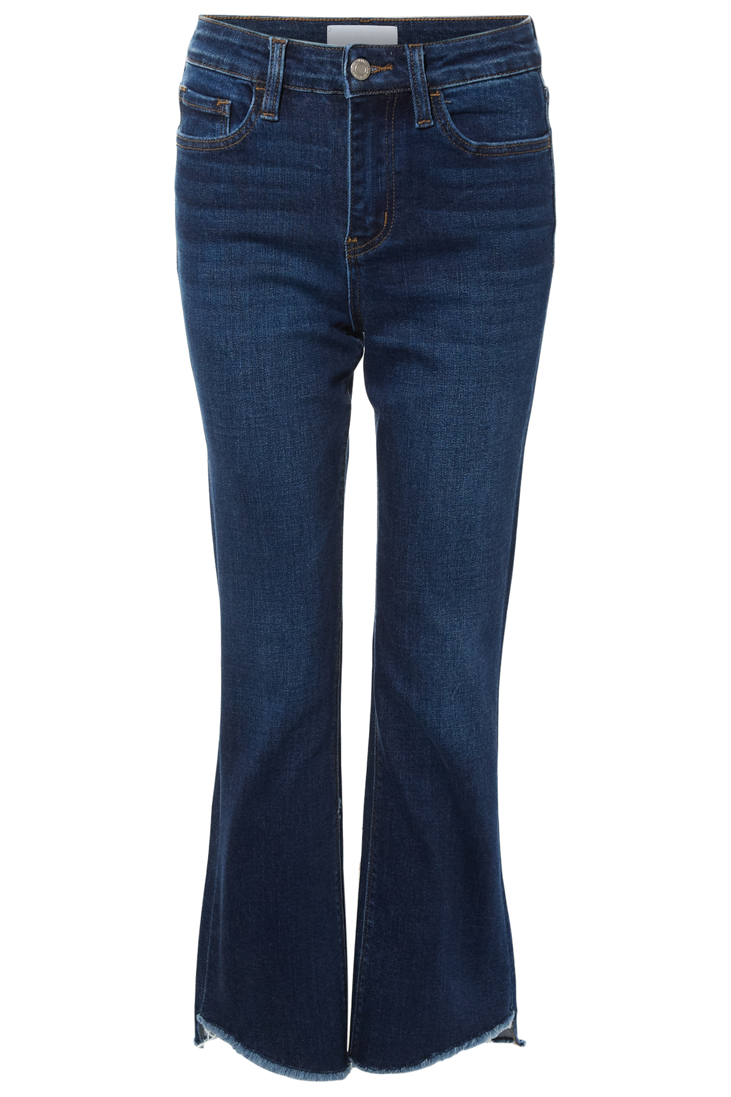 High Rise Cropped Flare Jean