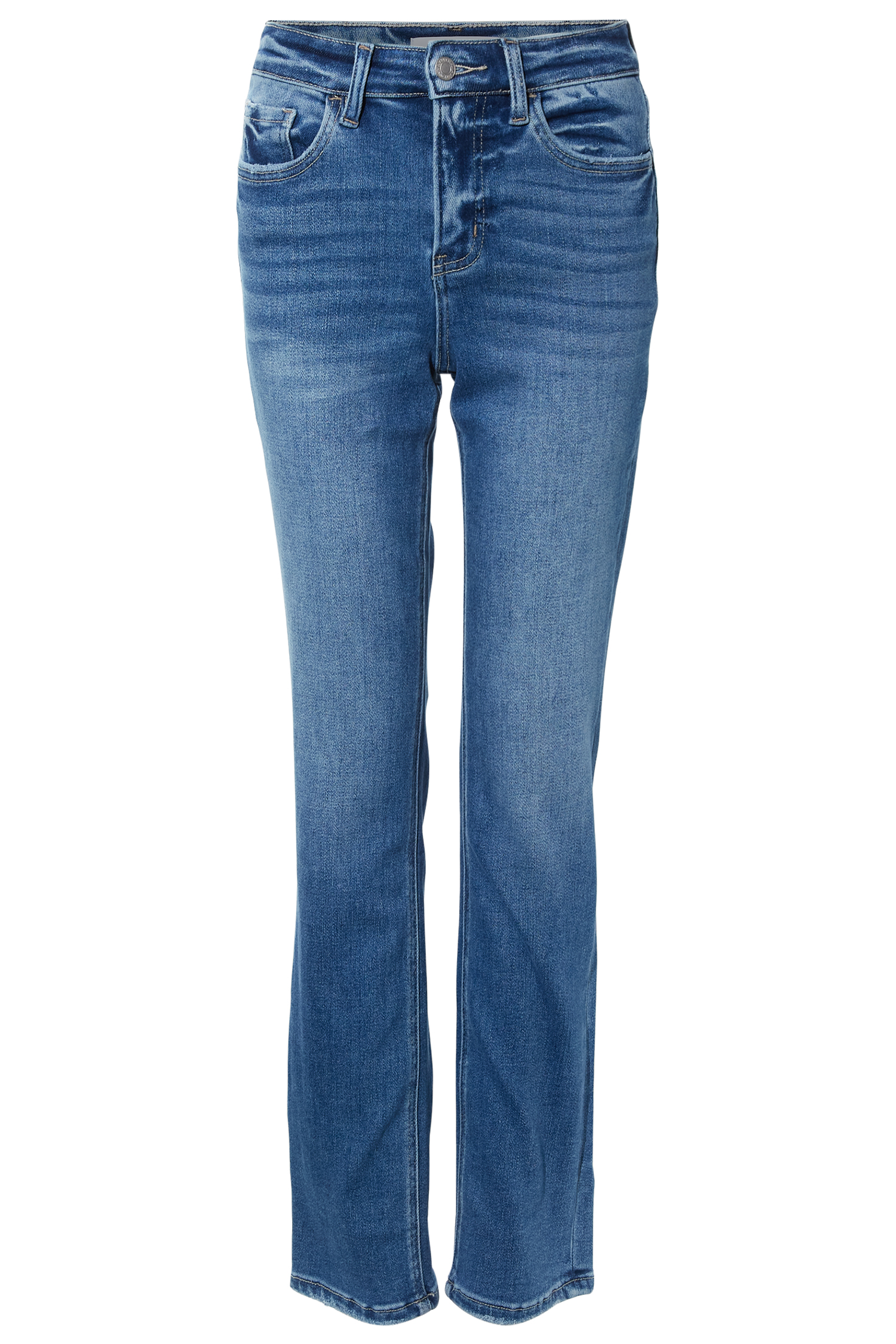 High Rise Slim Straight Jean