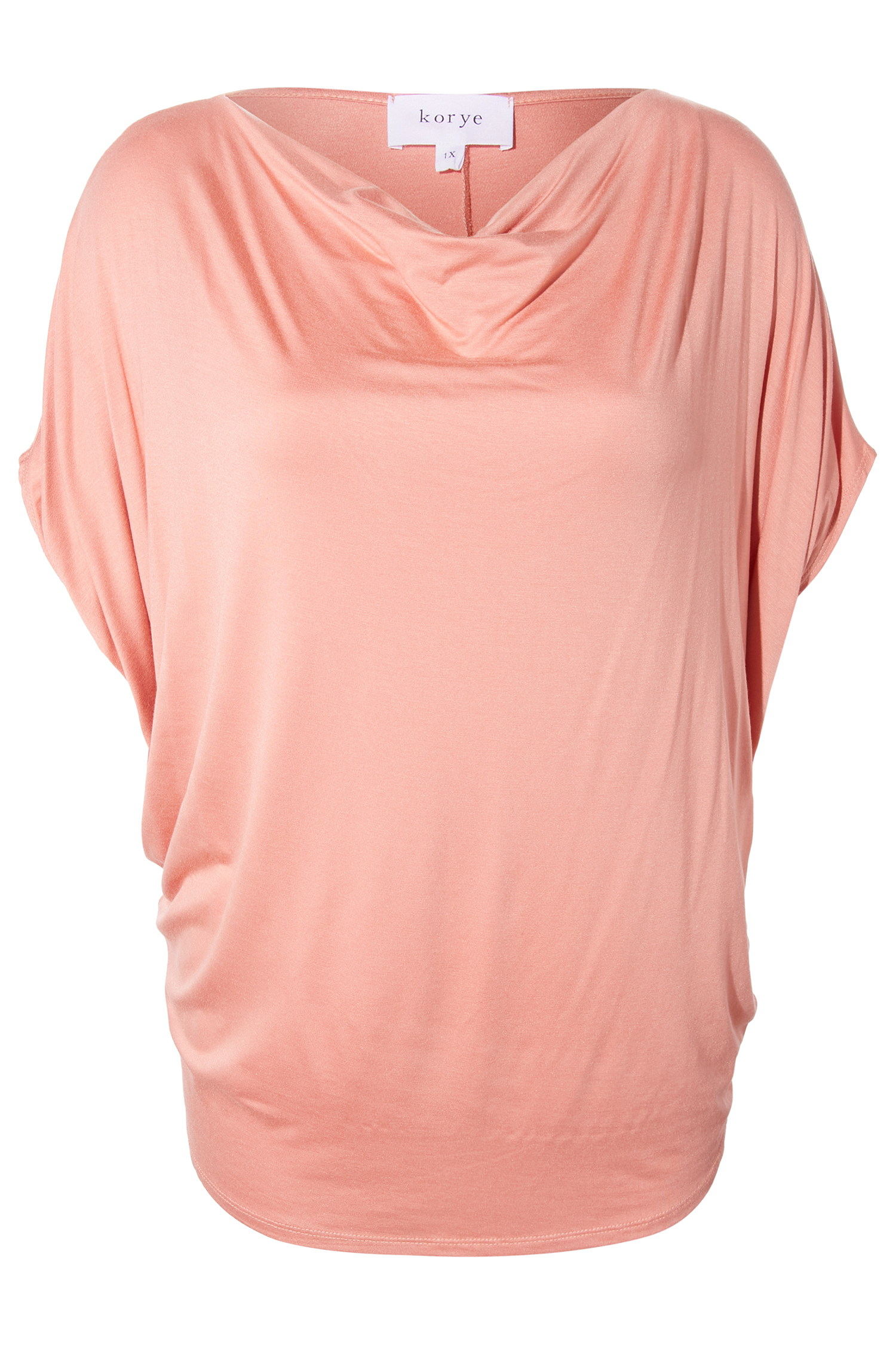 Cowl Neck Dolman Sleeve Top