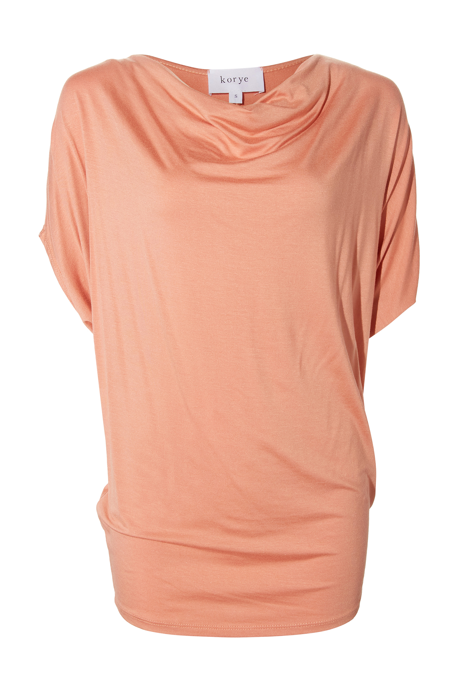 Cowl Neck Dolman Sleeve Top